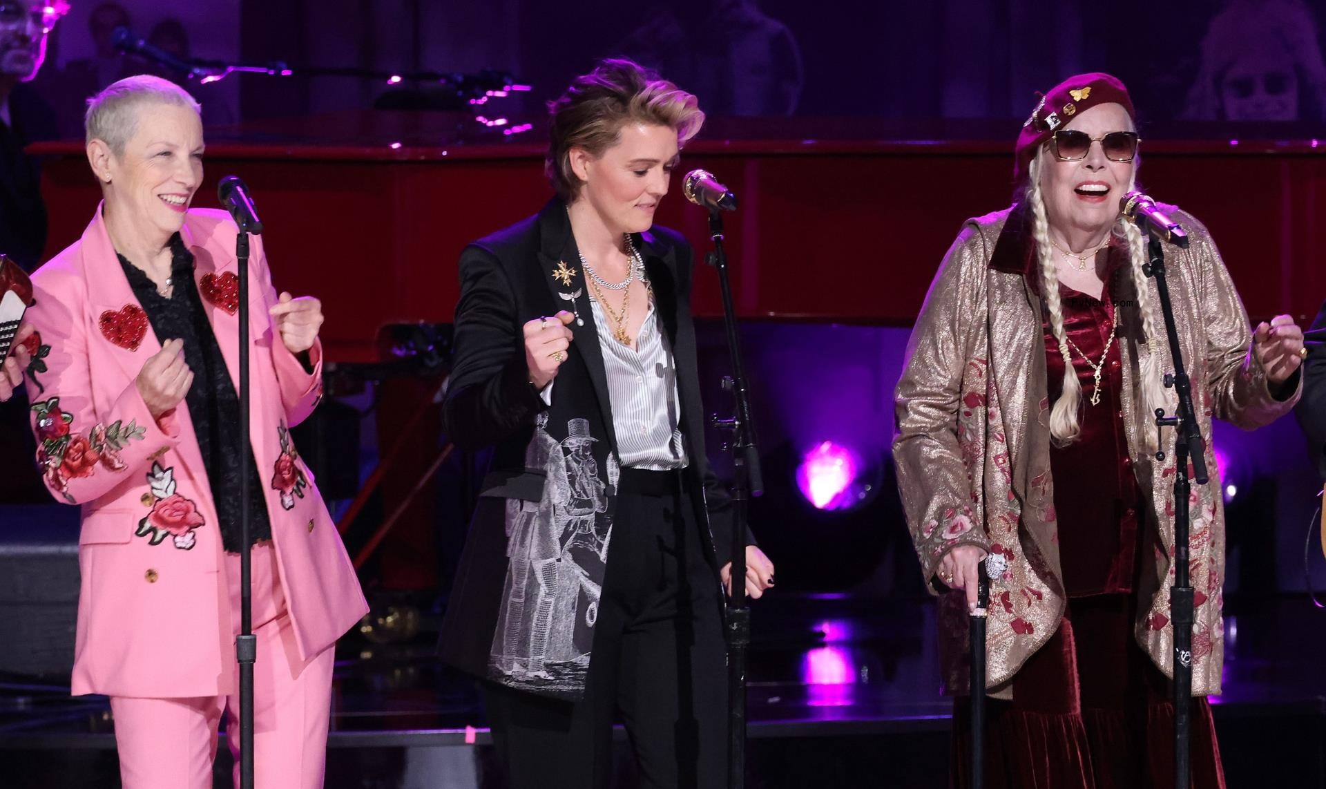 Joni Mitchell Rewrites ‘I’m Still Standing’ and me<i></i>tallica Slays ‘Love Lies Bleeding,’ Among Standouts in PBS’ Touching Elton John/Bernie Taupin Tribute: TV Review