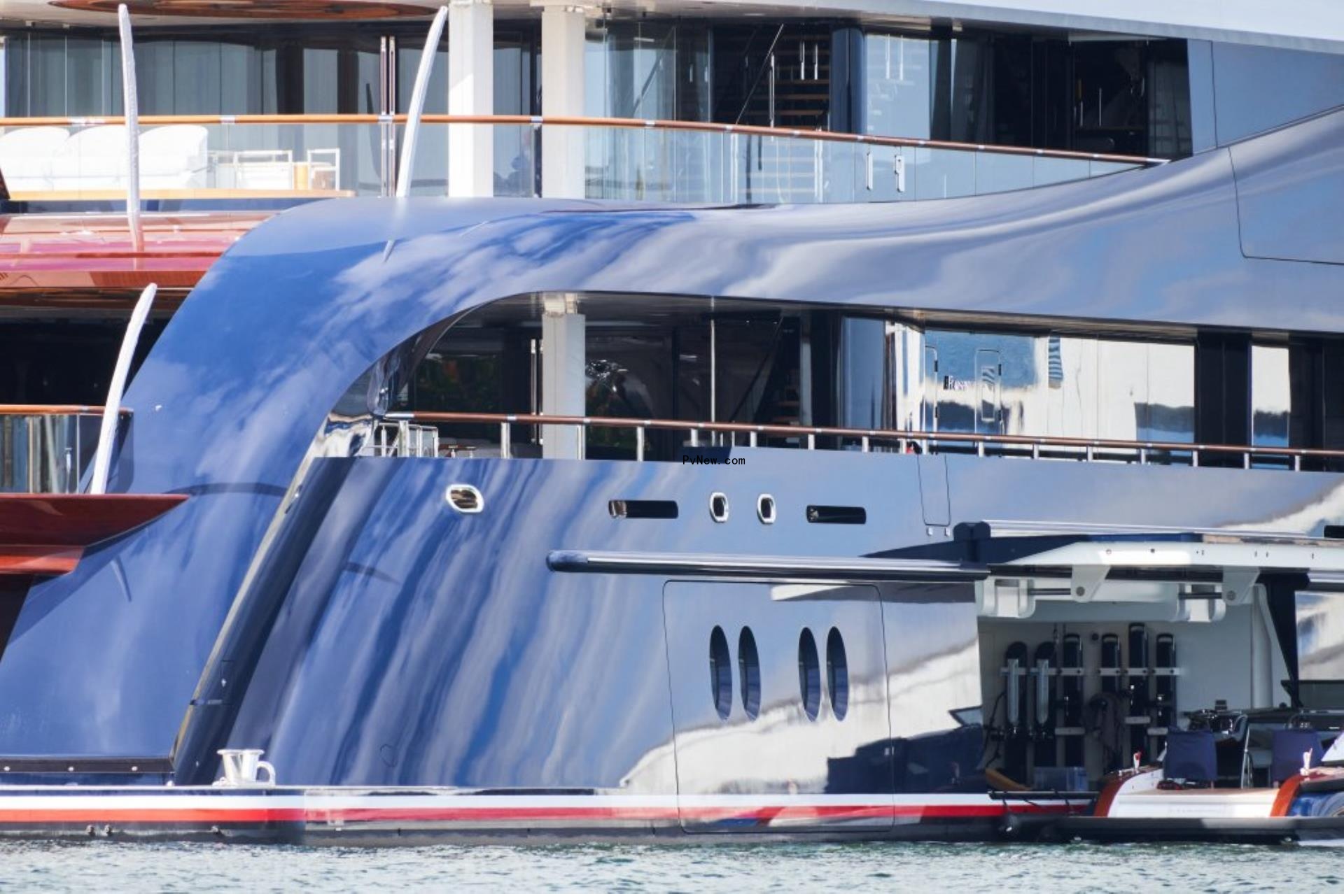 The Launchpad yacht in Fort Lauderdale, Fla.