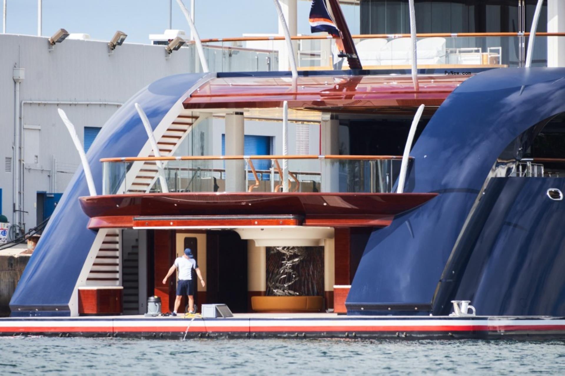 The Launchpad yacht in Fort Lauderdale, Fla.