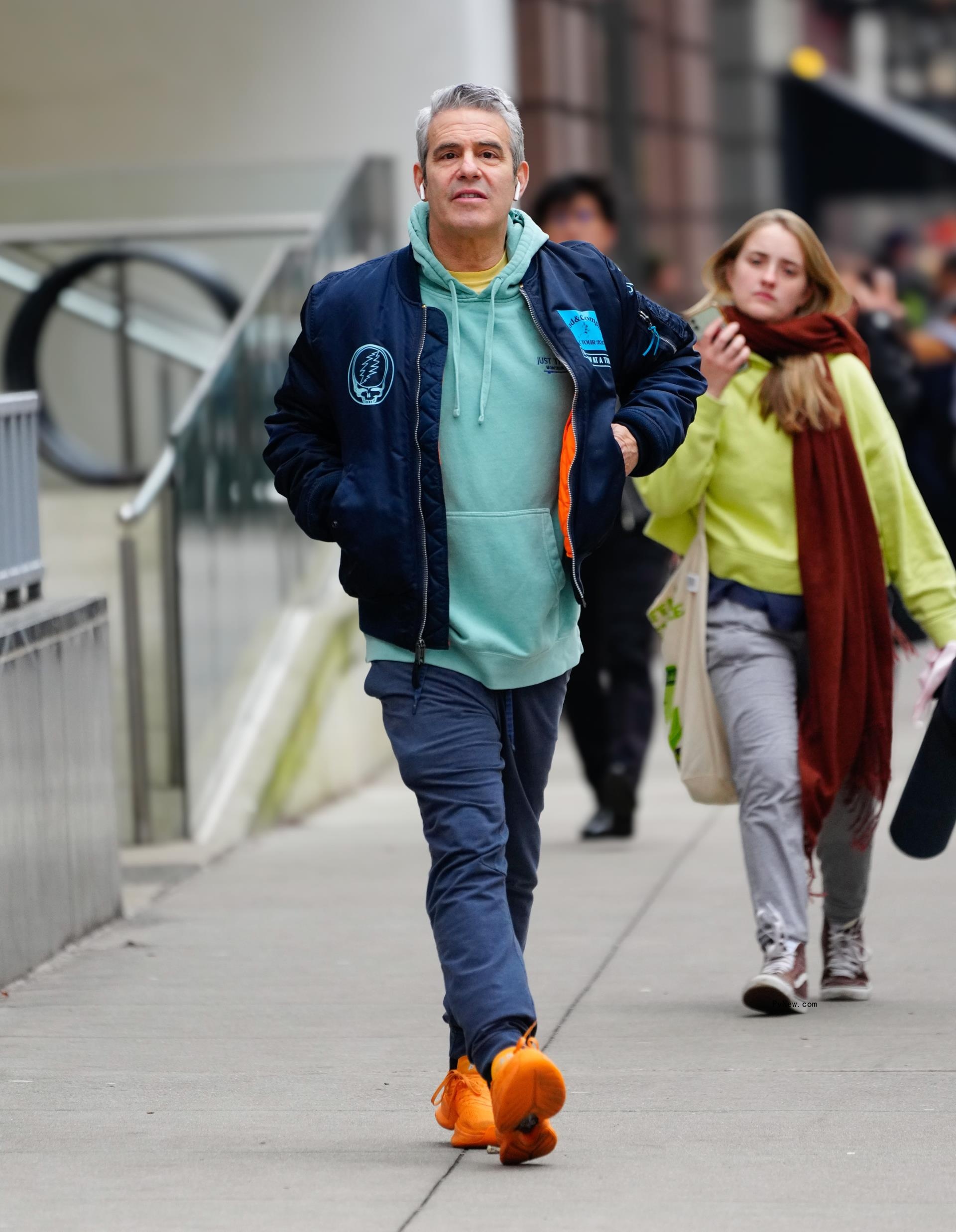 Andy Cohen walking