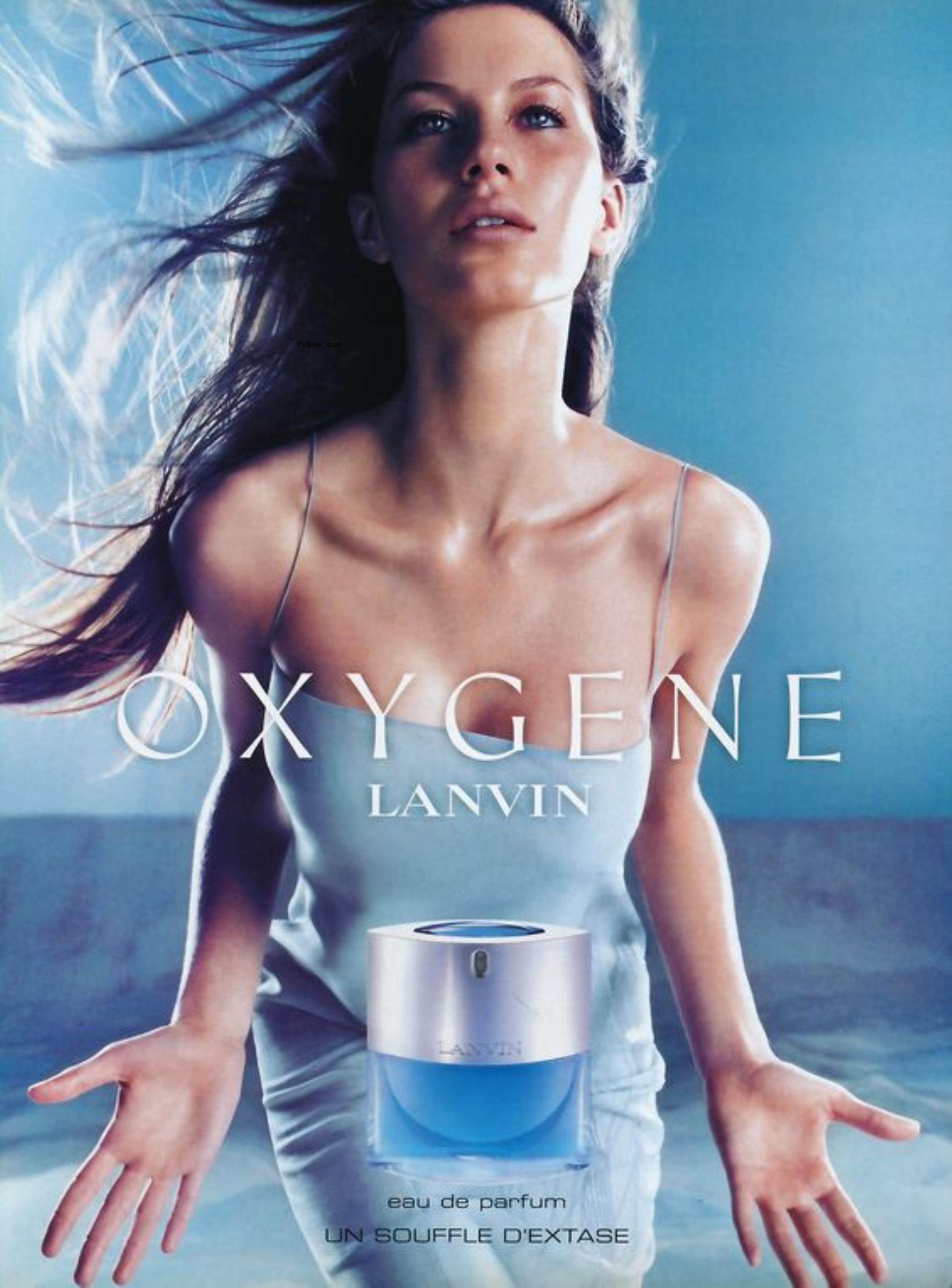 gisele bundchen for lanvin oxygene ad