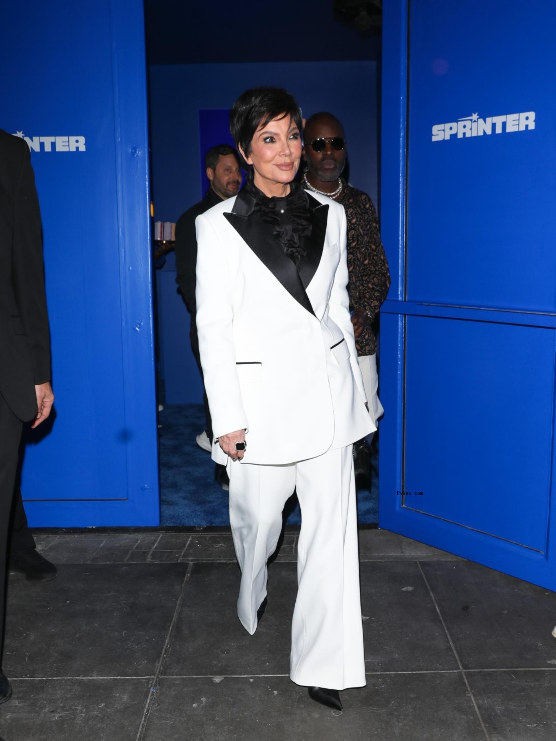 Kris Jenner at a Sprinter event.