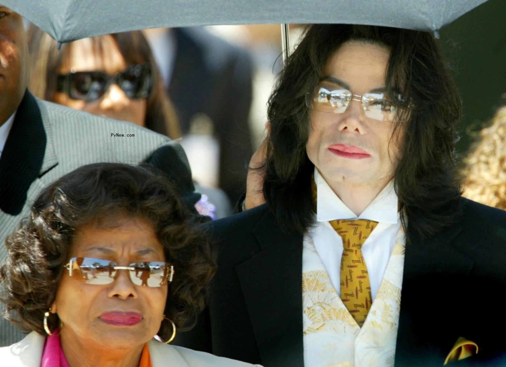 Michael Jackson and his mother Katherine Jackson