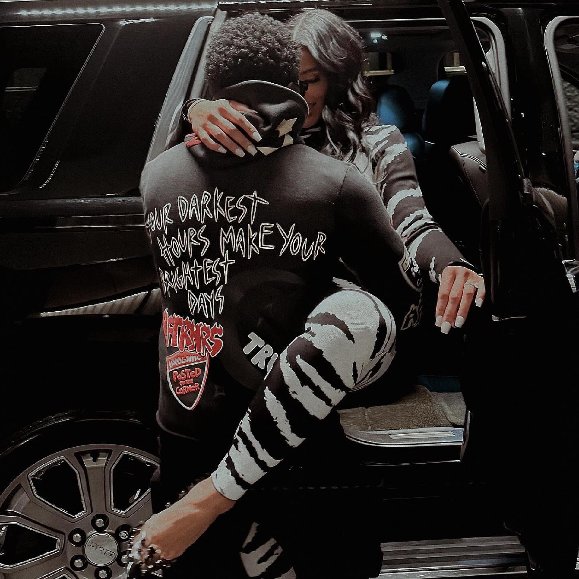 Mia Thornton with her new boyfriend, Incognito.