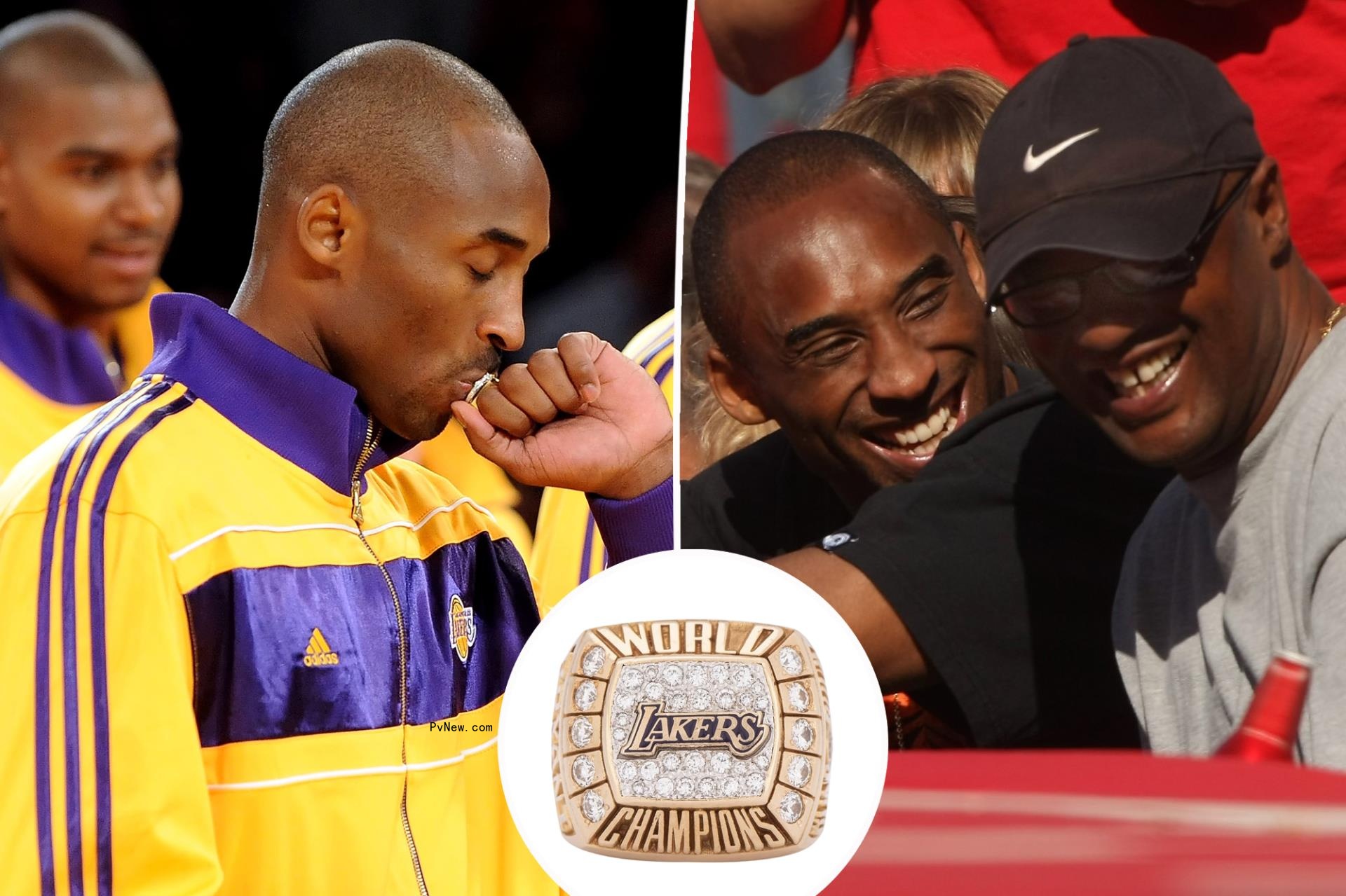 Kobe Bryant’s father auctions off late athlete’s first NBA champio<i></i>nship ring