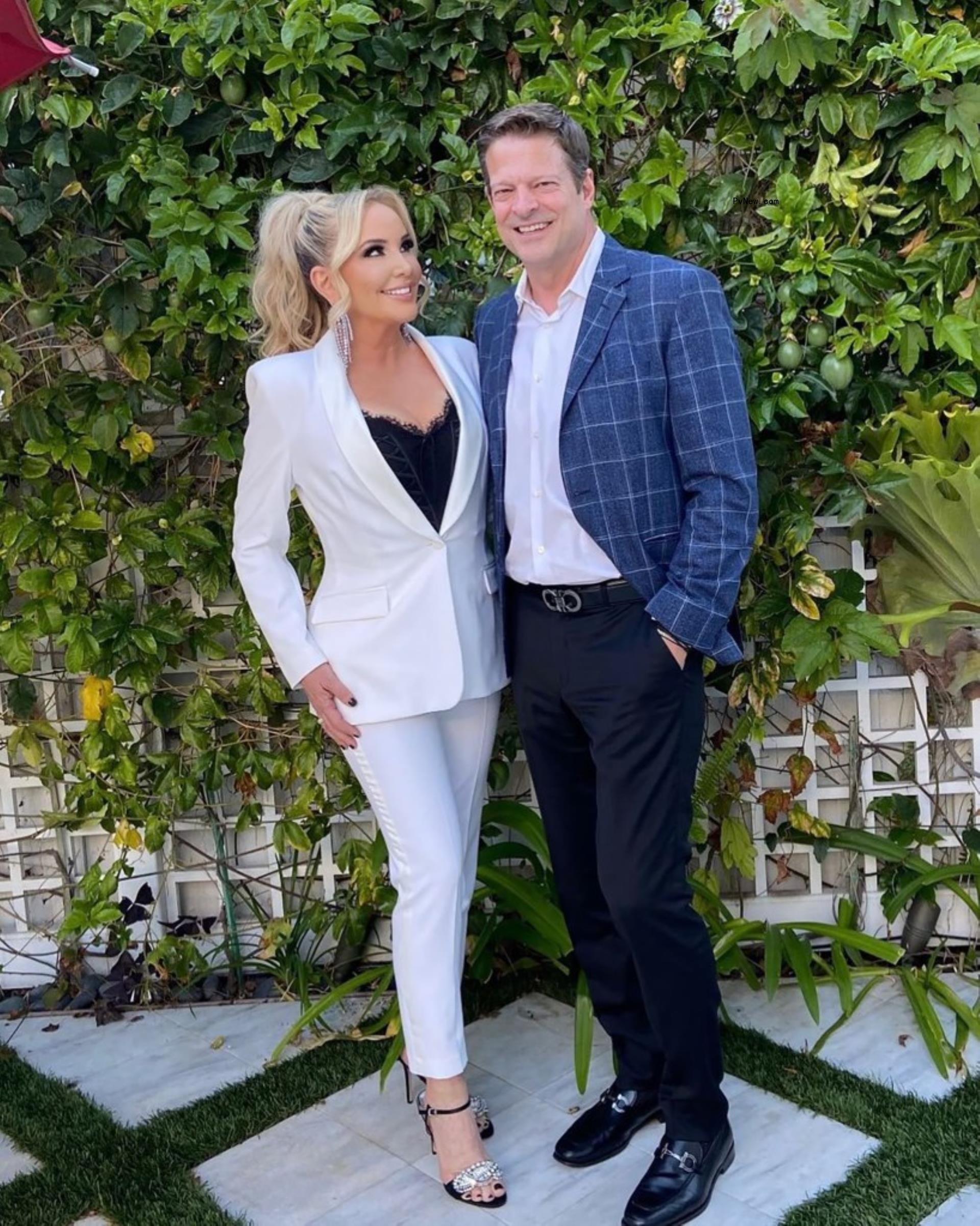 Shannon Beador and John Janssen smiling