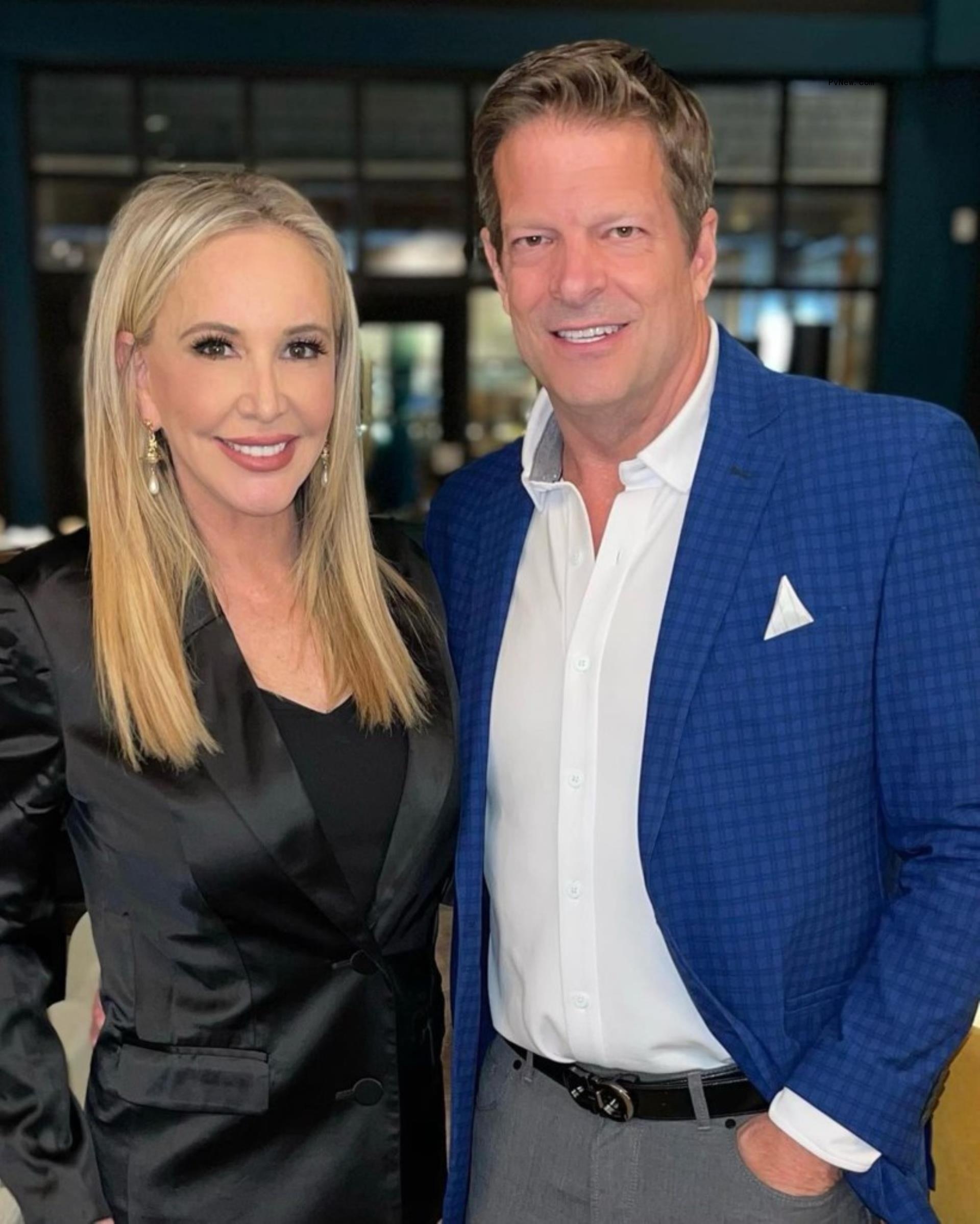 Shannon Beador and John Janssen smiling