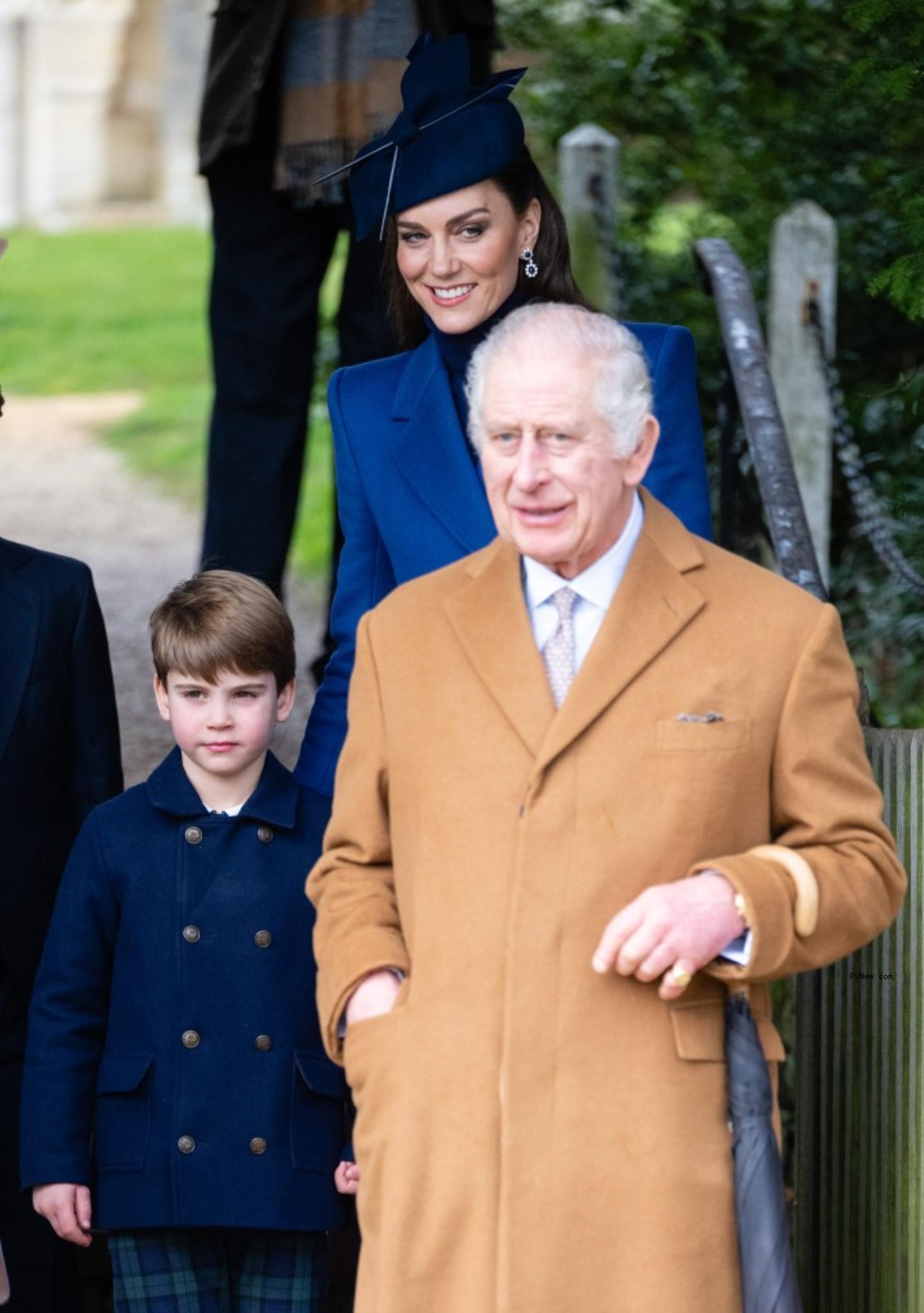 King Charles III and Kate Middleton.