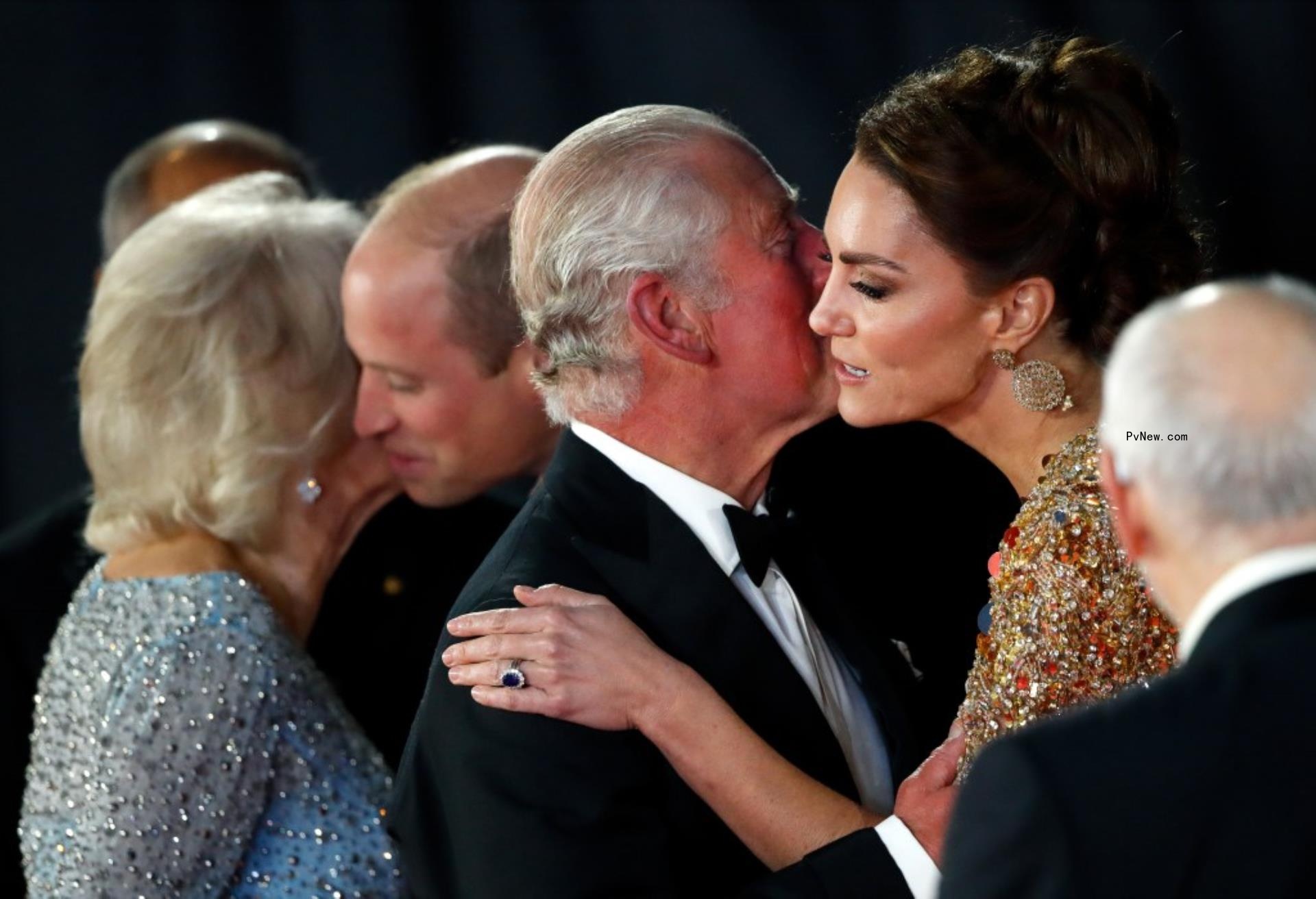 King Charles III and Kate Middleton.