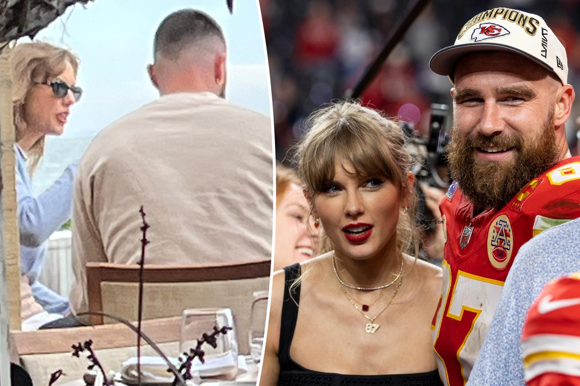Taylor Swift and Travis Kelce spotted on lunch date in LA after returning home from Bahamas vacation