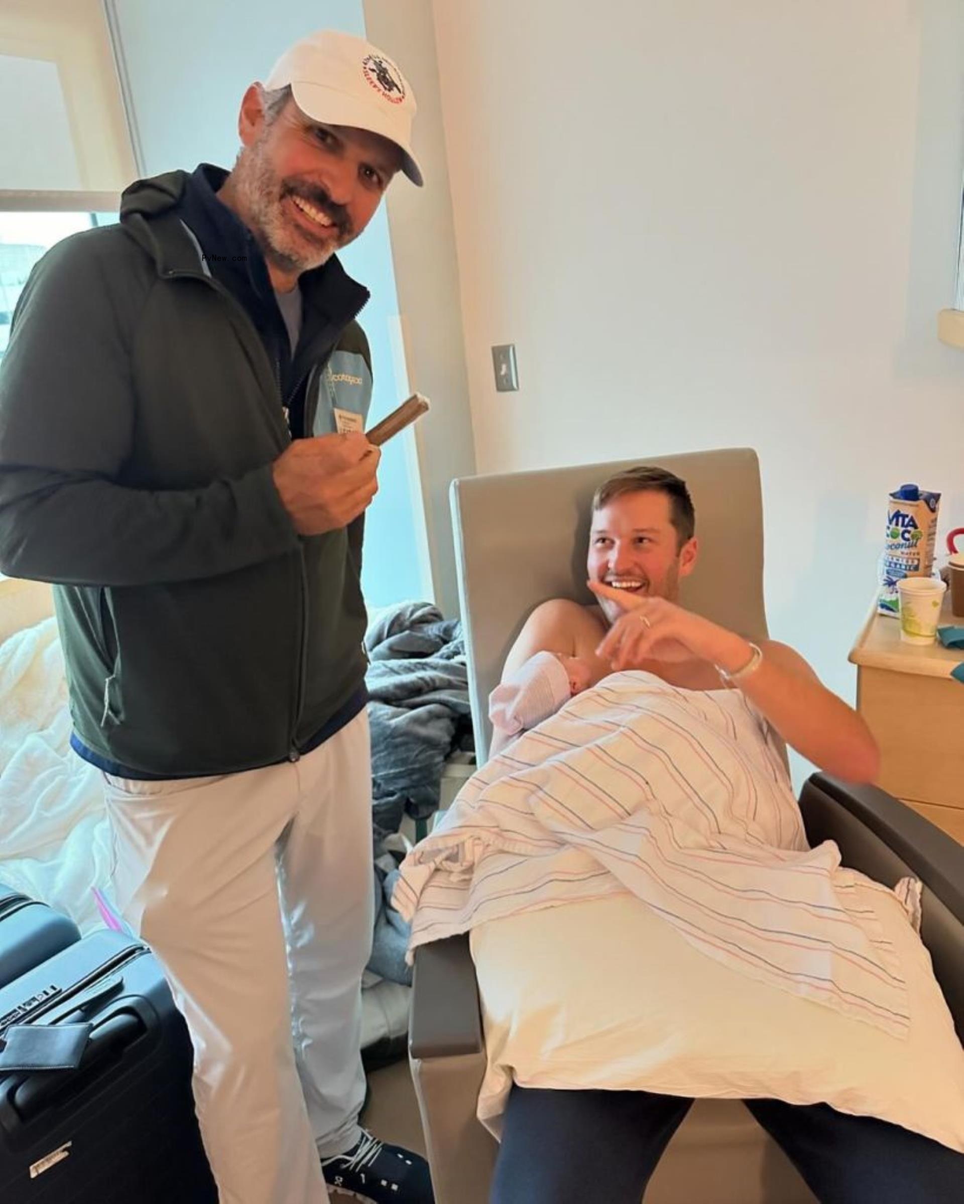 Katie Couric's husband John Molner and her son-in-law, Mark Dobrosky. 