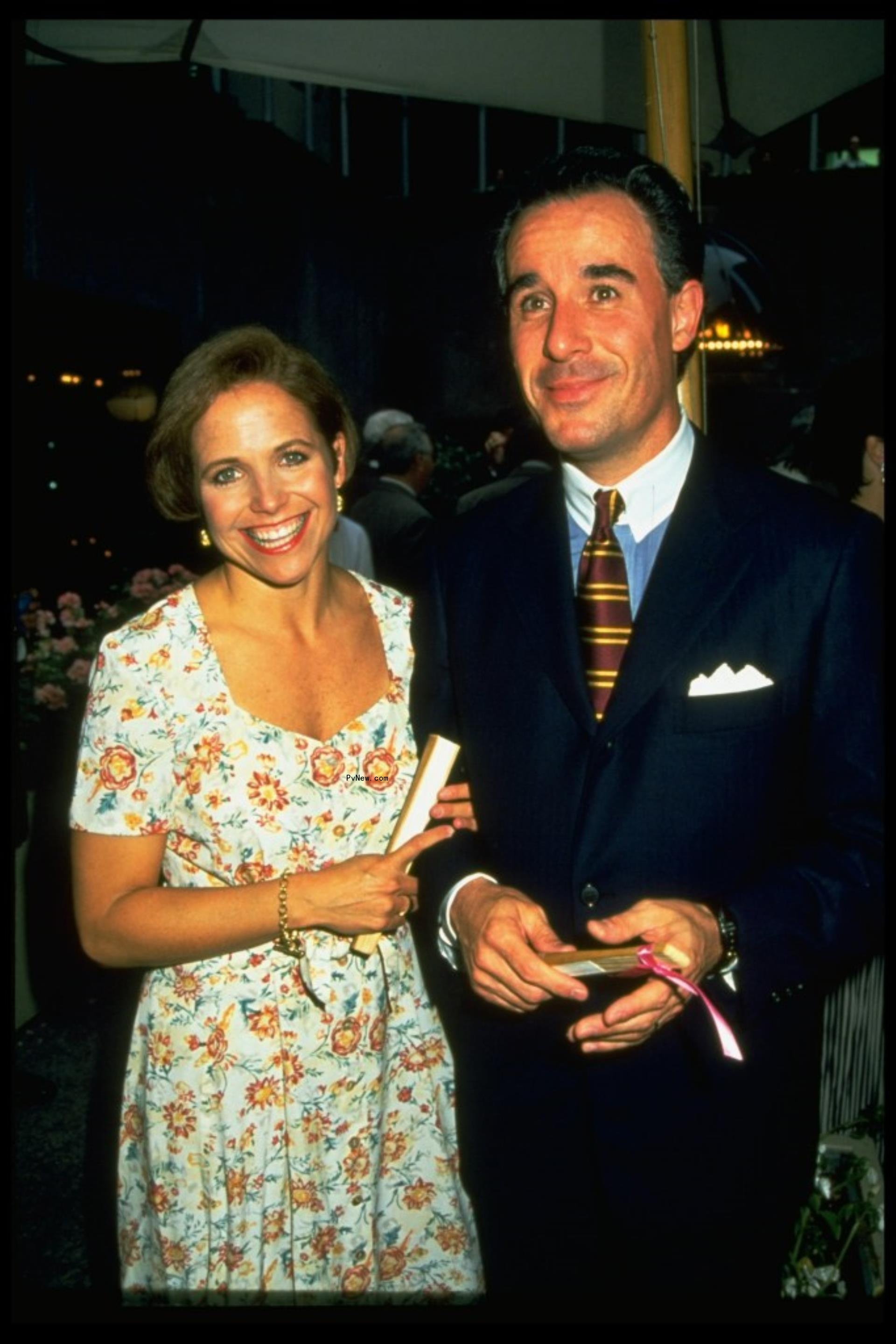 Katie Couric and late husband Jay Monahan. 