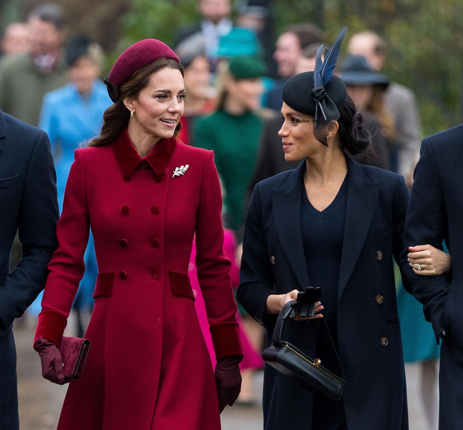 Meghan Markle and Kate Middleton.