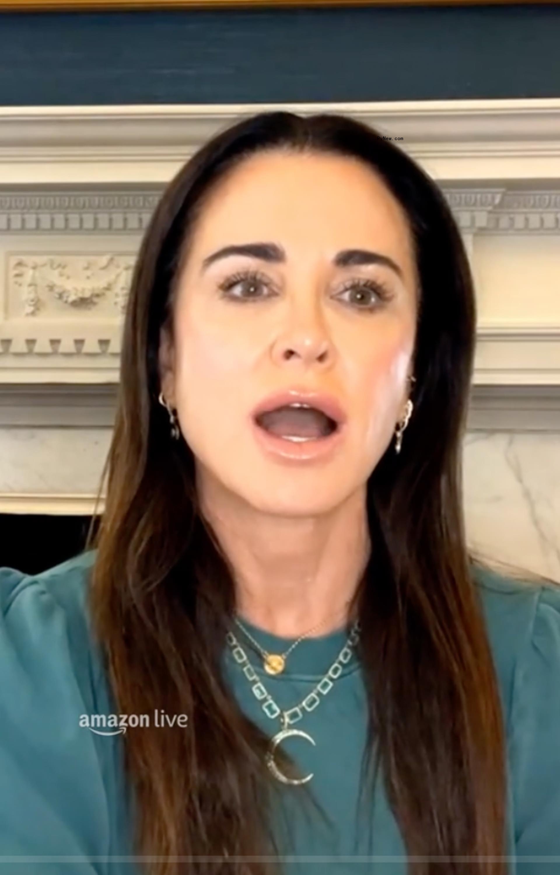 Kyle Richards on Amazon Live.