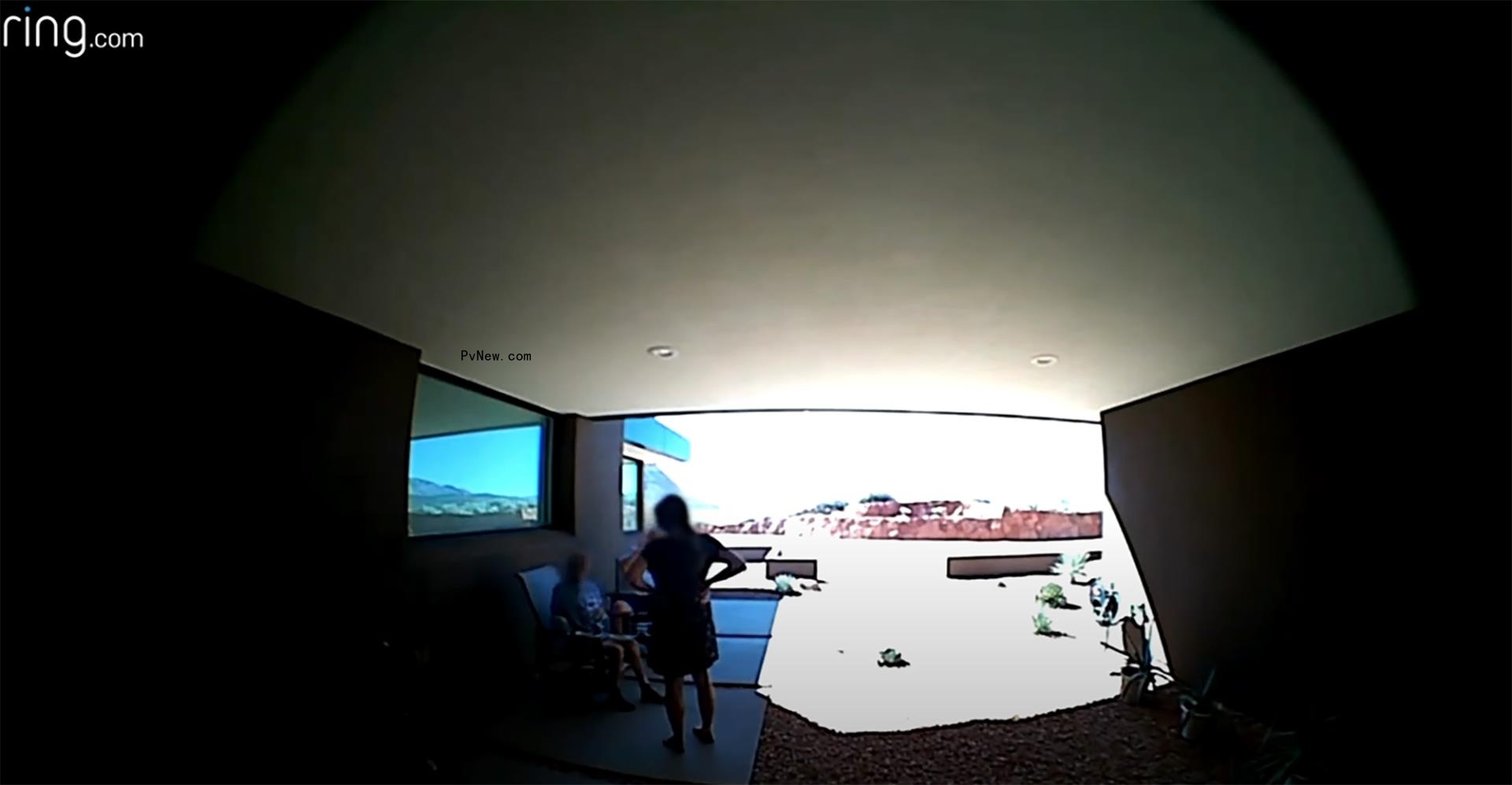 security footage of ruby franke's son arriving at a house