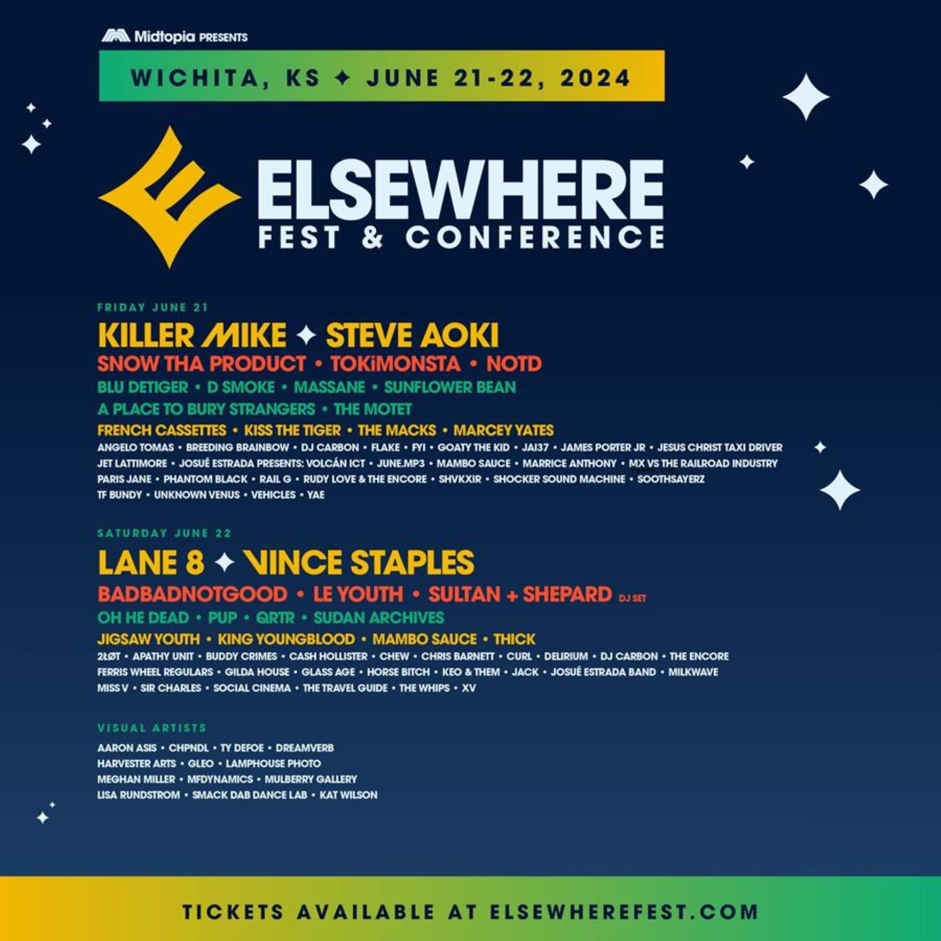Killer Mike, Vince Staples, Steve Aoki Lead Lineup of Inaugural Elsewher<i></i>e Festival and Conference