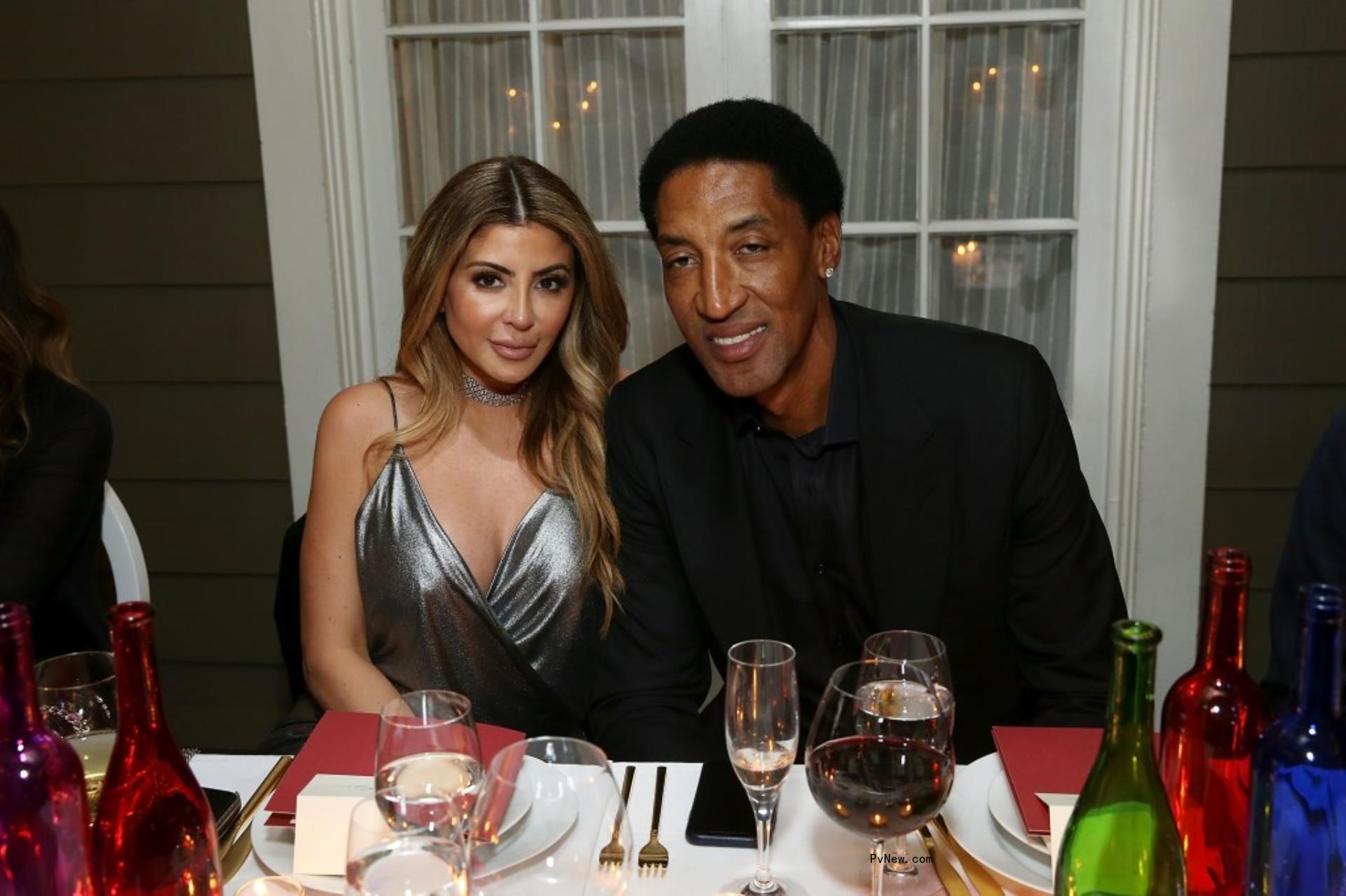 Scottie Pippen and Larsa Pippen. 