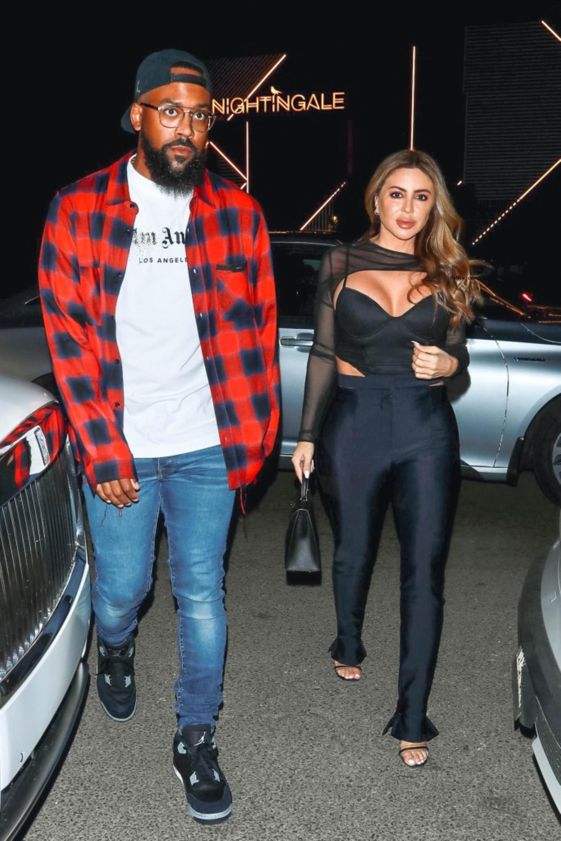 Larsa Pippen and Marcus Jordan in LA. 