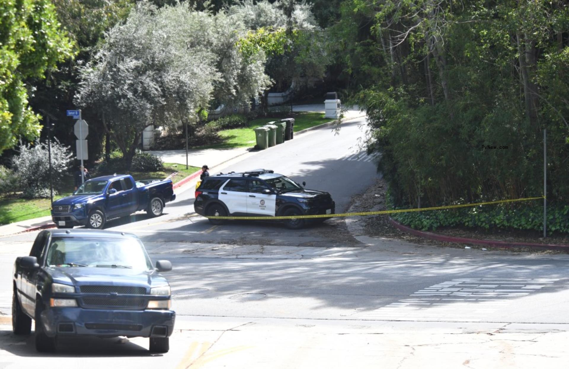 Police and Homeland Security raid the Holmby Hills, Ca home of Sean 