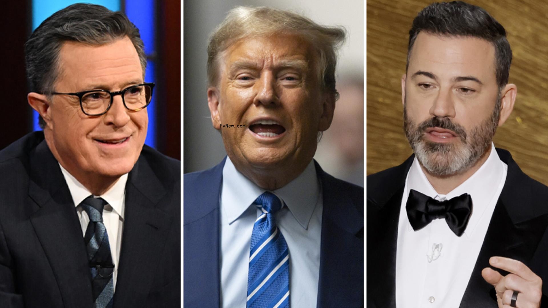 Stephen Colbert Tells Trump to Keep Jimmy Kimmel’s Name ‘Out of Your Weird Little Wet Mouth’ After Oscars Outburst; Kimmel Says: ‘This Was Five Weeks Ago!’