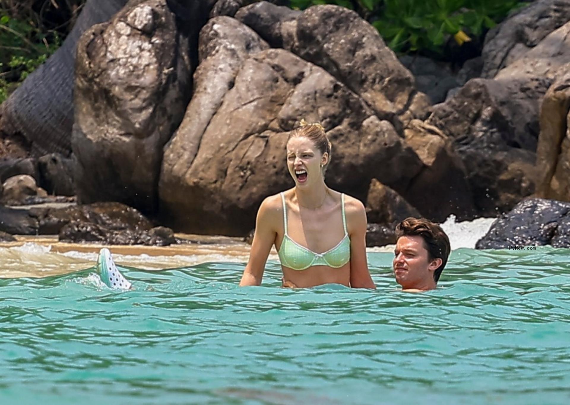 Patrick Schwarzenegger and Abby Champion