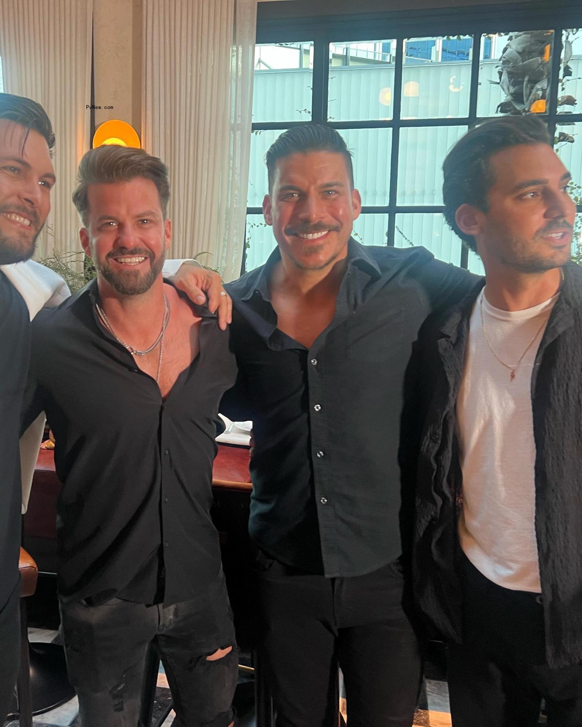 Brock Davies, Jax Taylor and Max Boyens posing together 