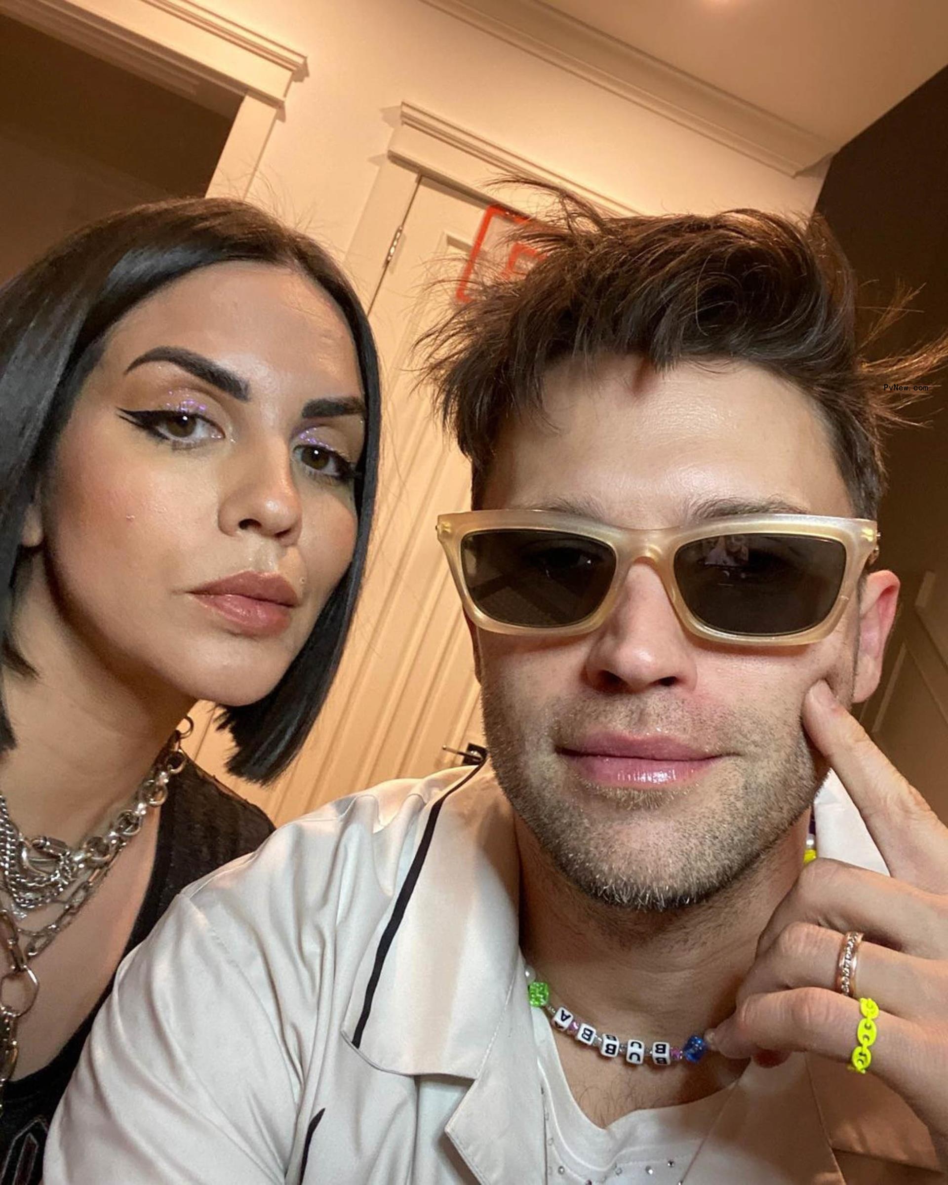 A selfie of Katie Malo<i></i>ney and Tom Schwartz