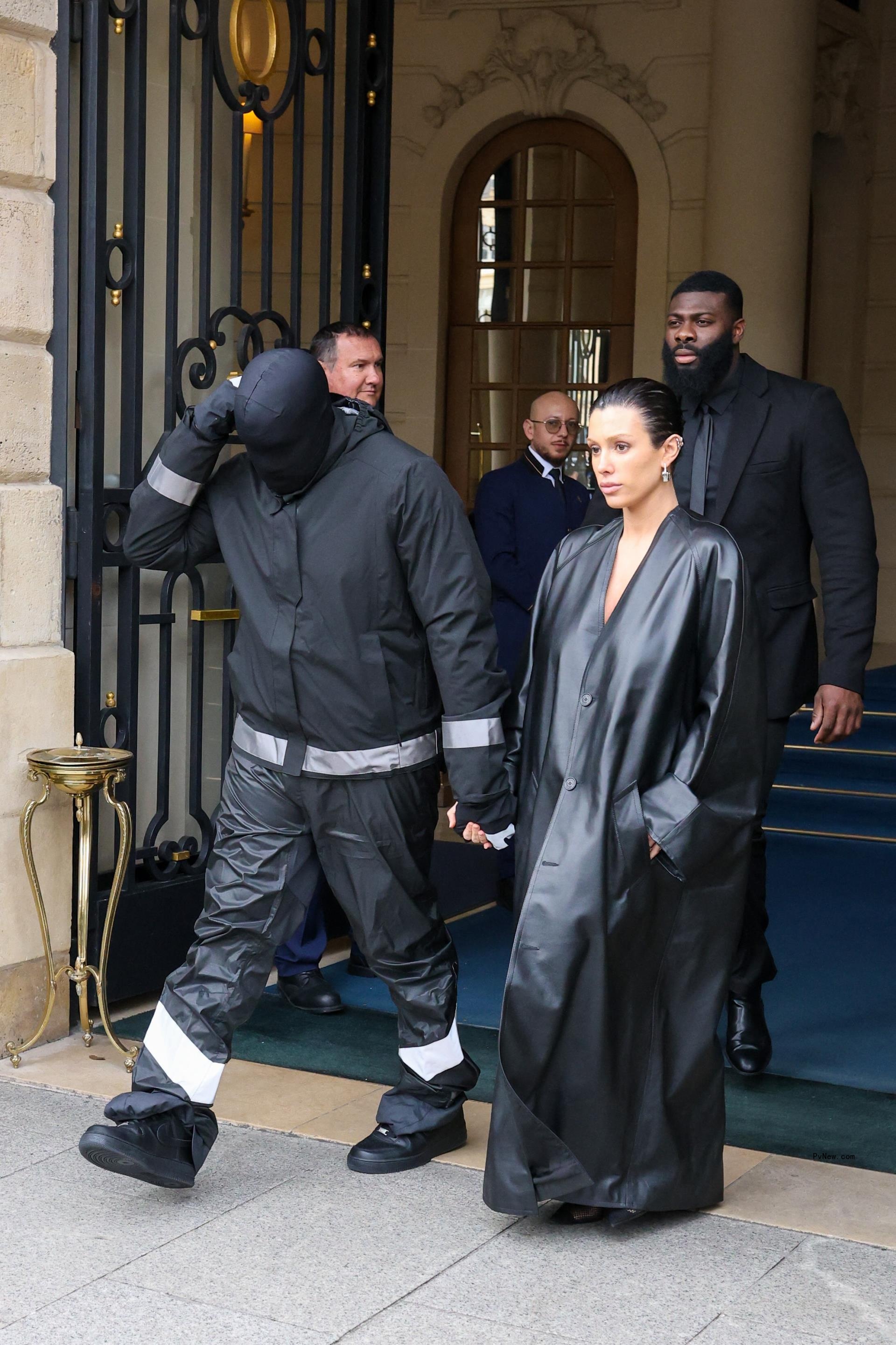 Kanye West and Bianca Censori