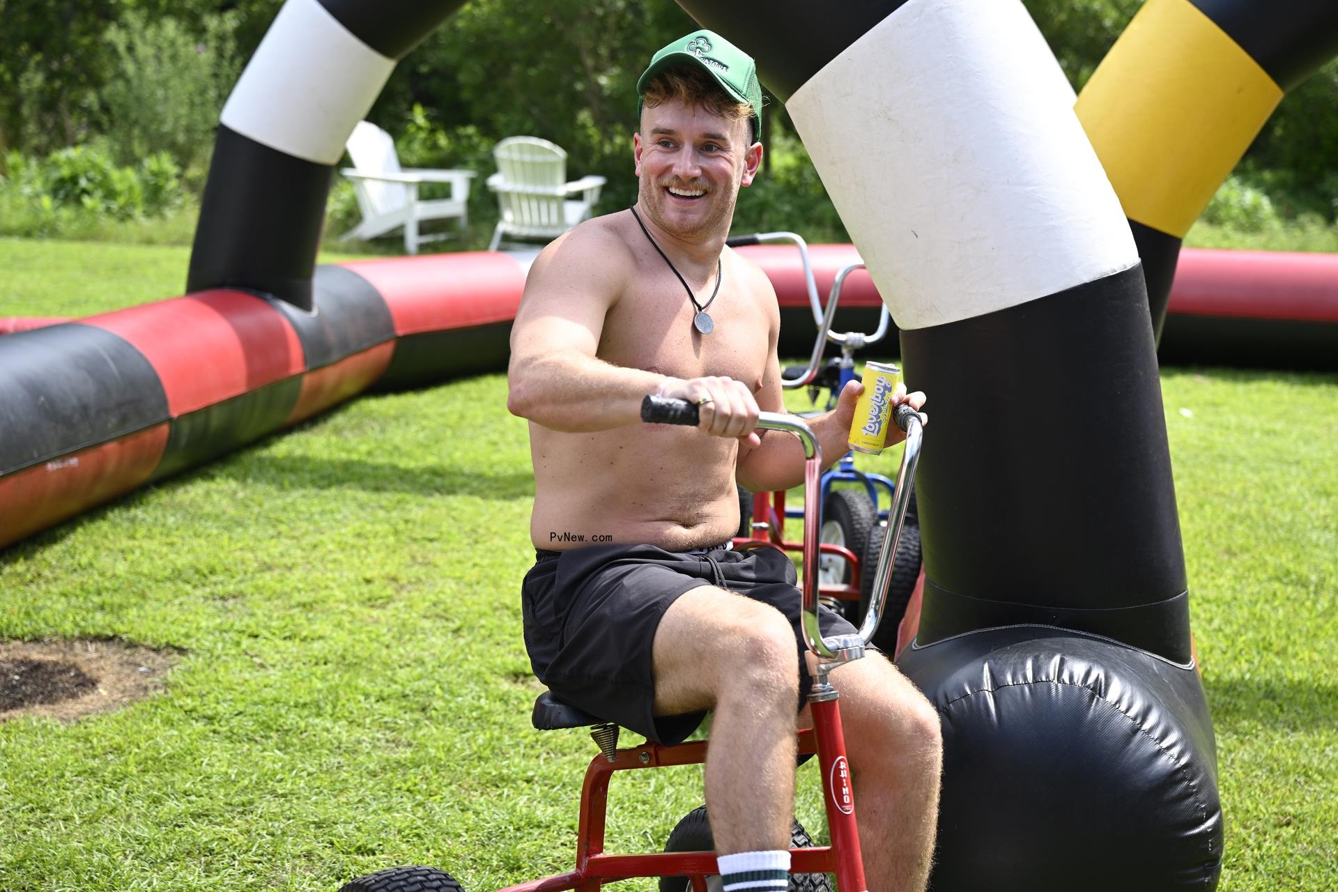 West Wilson riding a bike on 