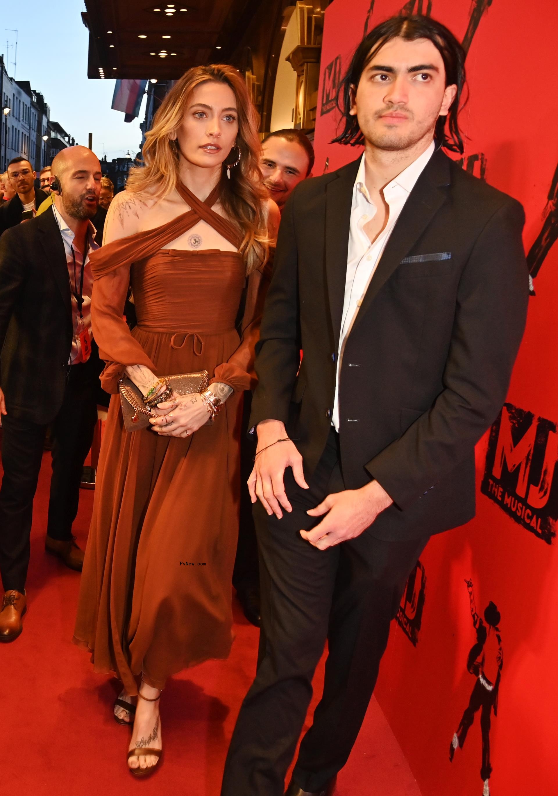 Paris Jackson and Bigi Jackson at opening night of 