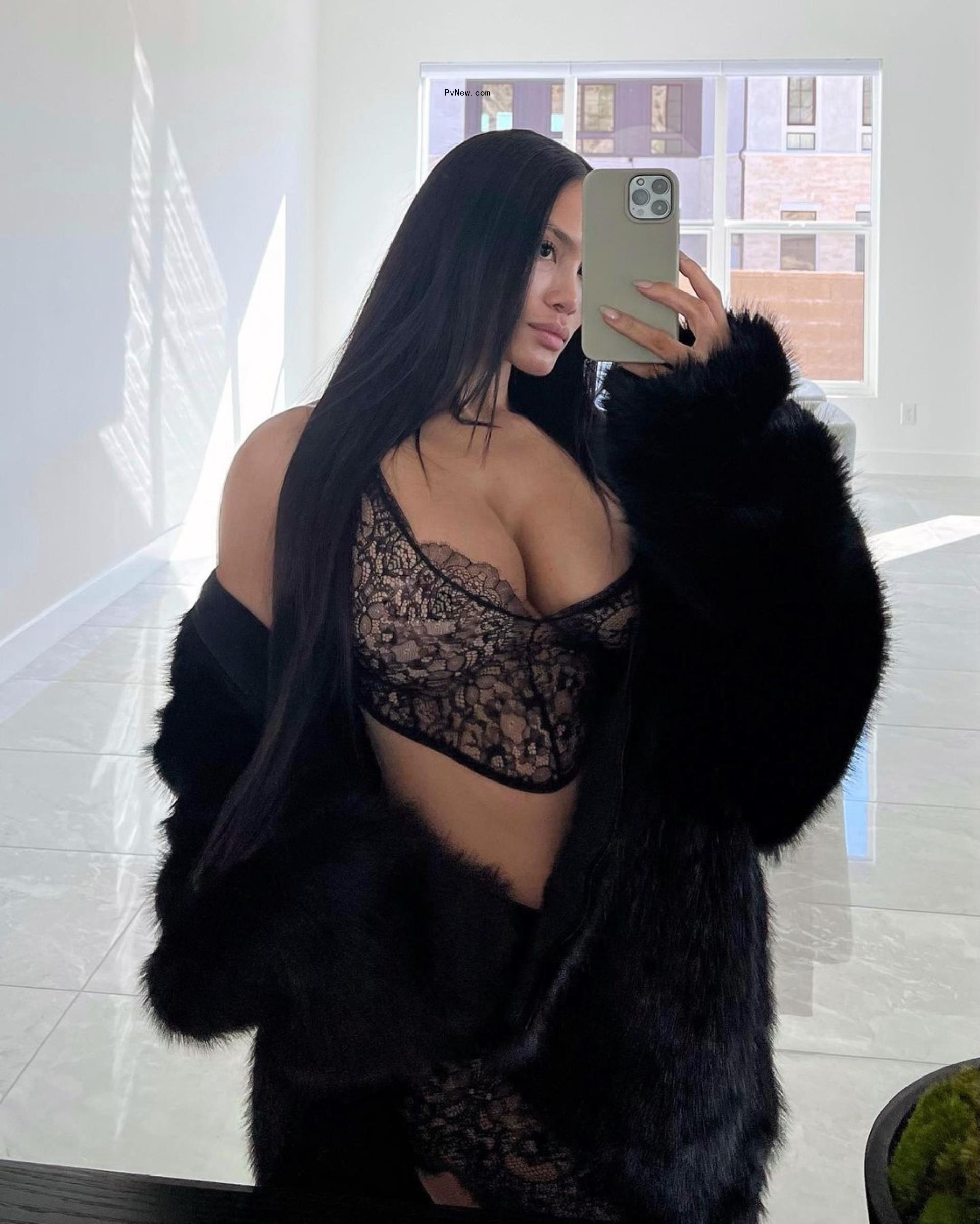 Daphne Joy in lingerie.