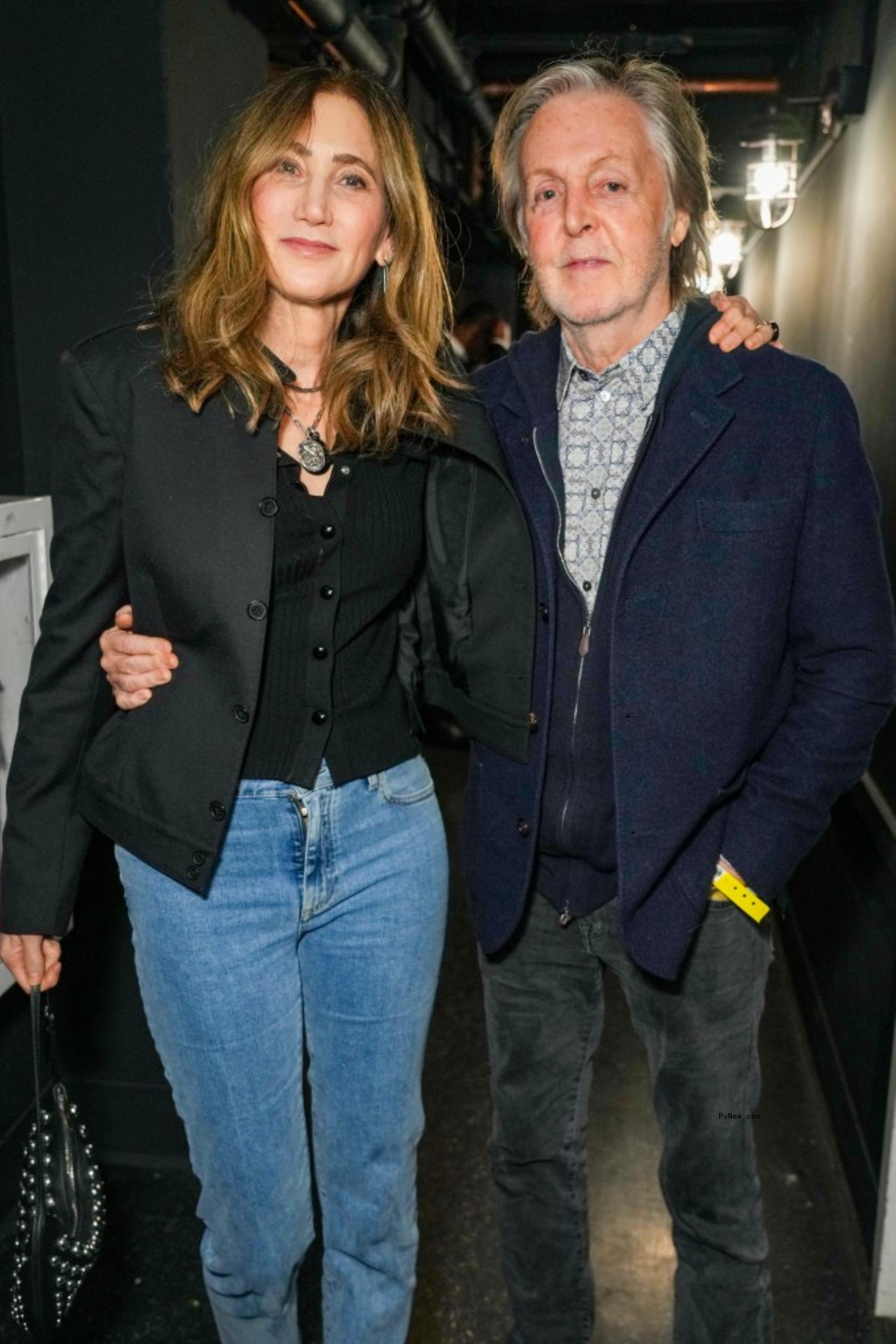 Nancy Shevell and Paul McCartney in 2023