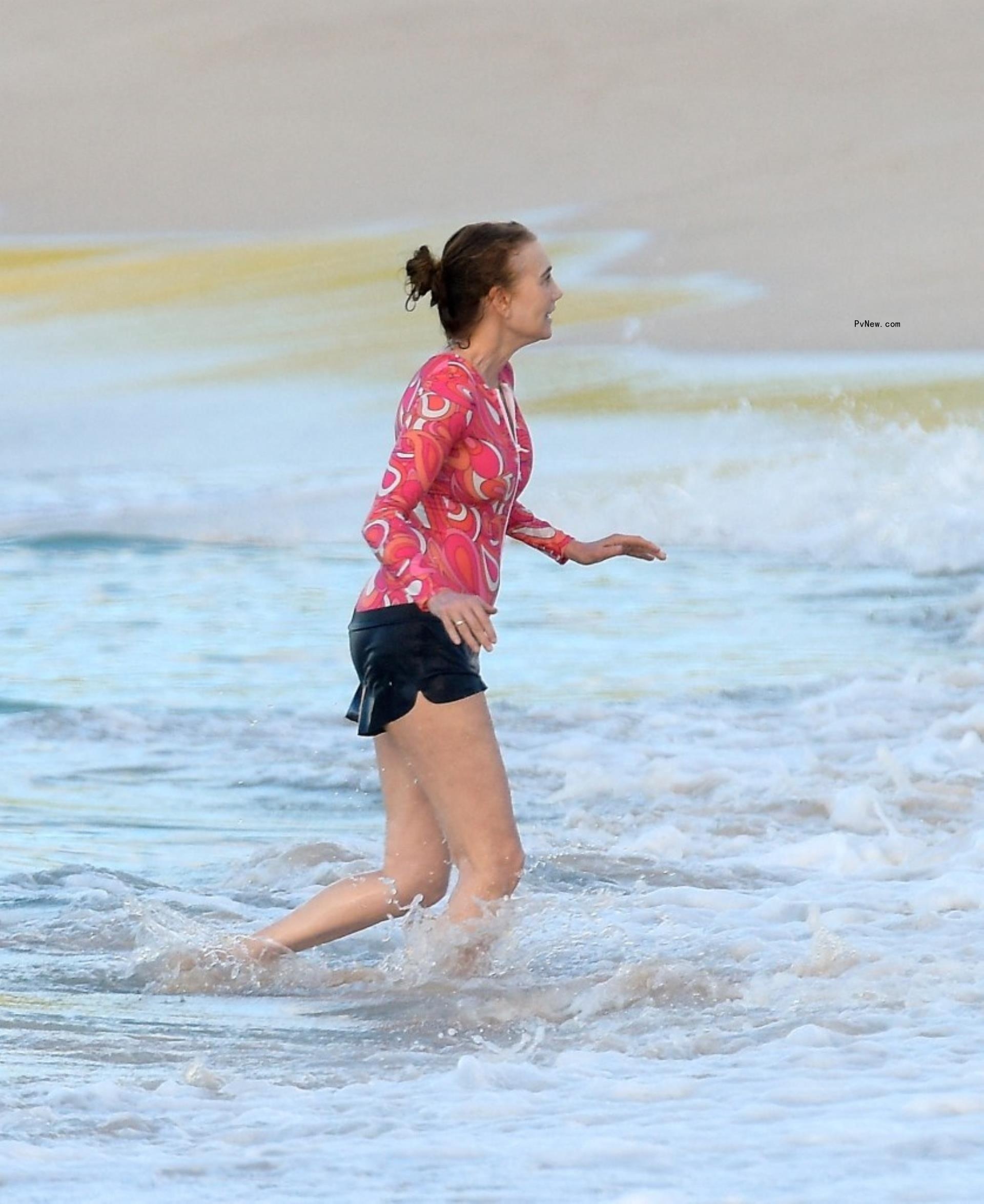 Nancy Shevell in St. Barts