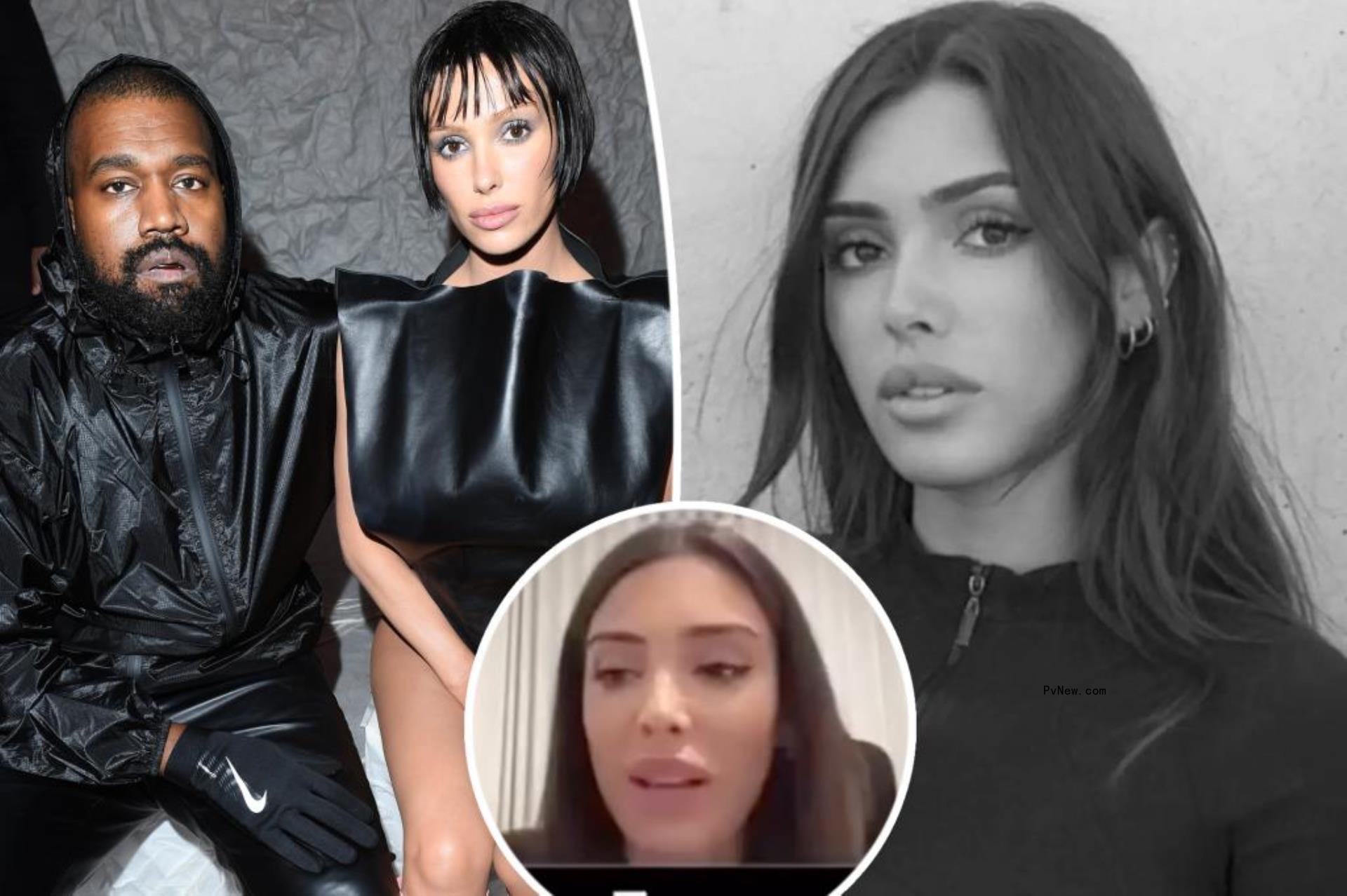 Kanye West and Bianca Censori