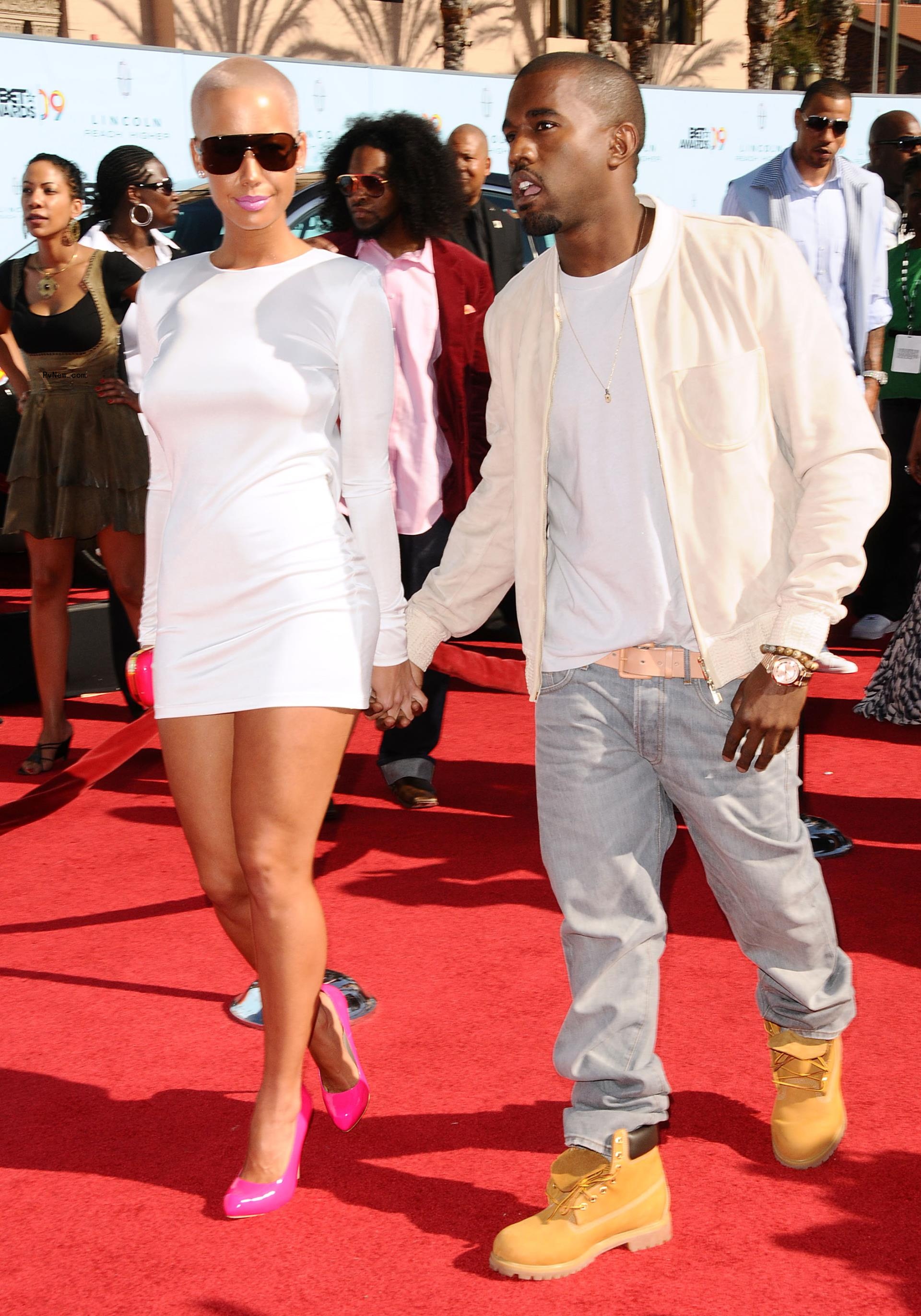 Kanye West and Amber Rose