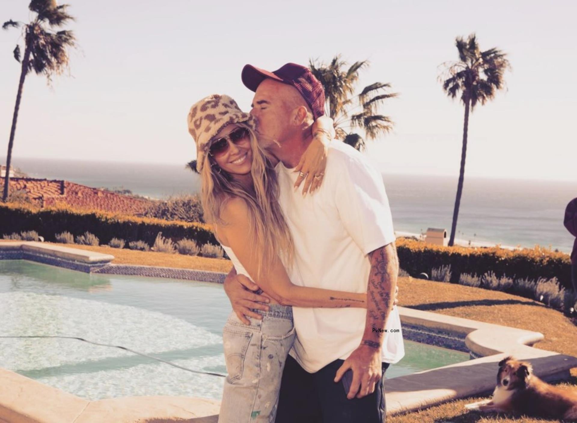 Tish Cyrus and Dominic Purcell