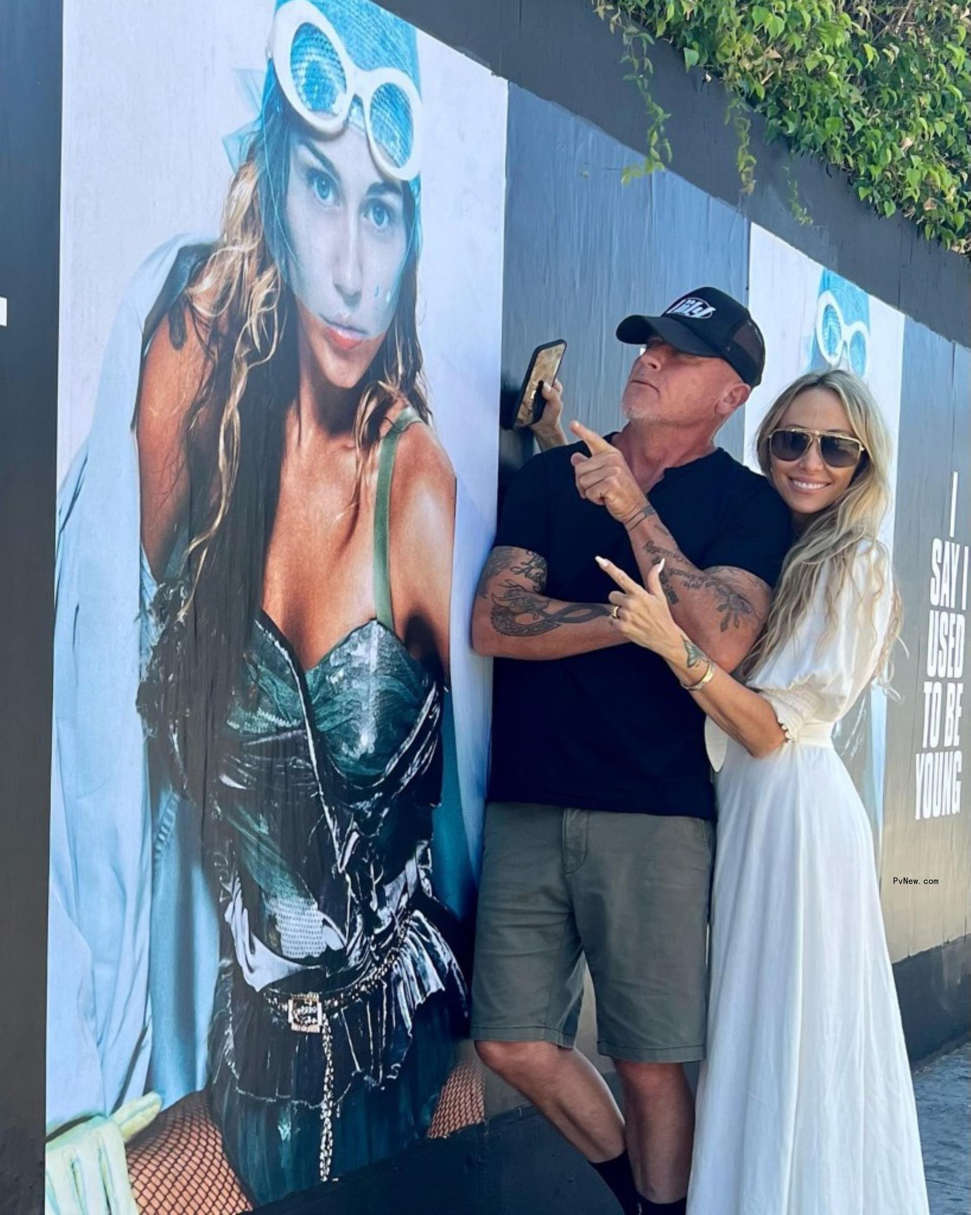 Tish Cyrus and Dominic Purcell