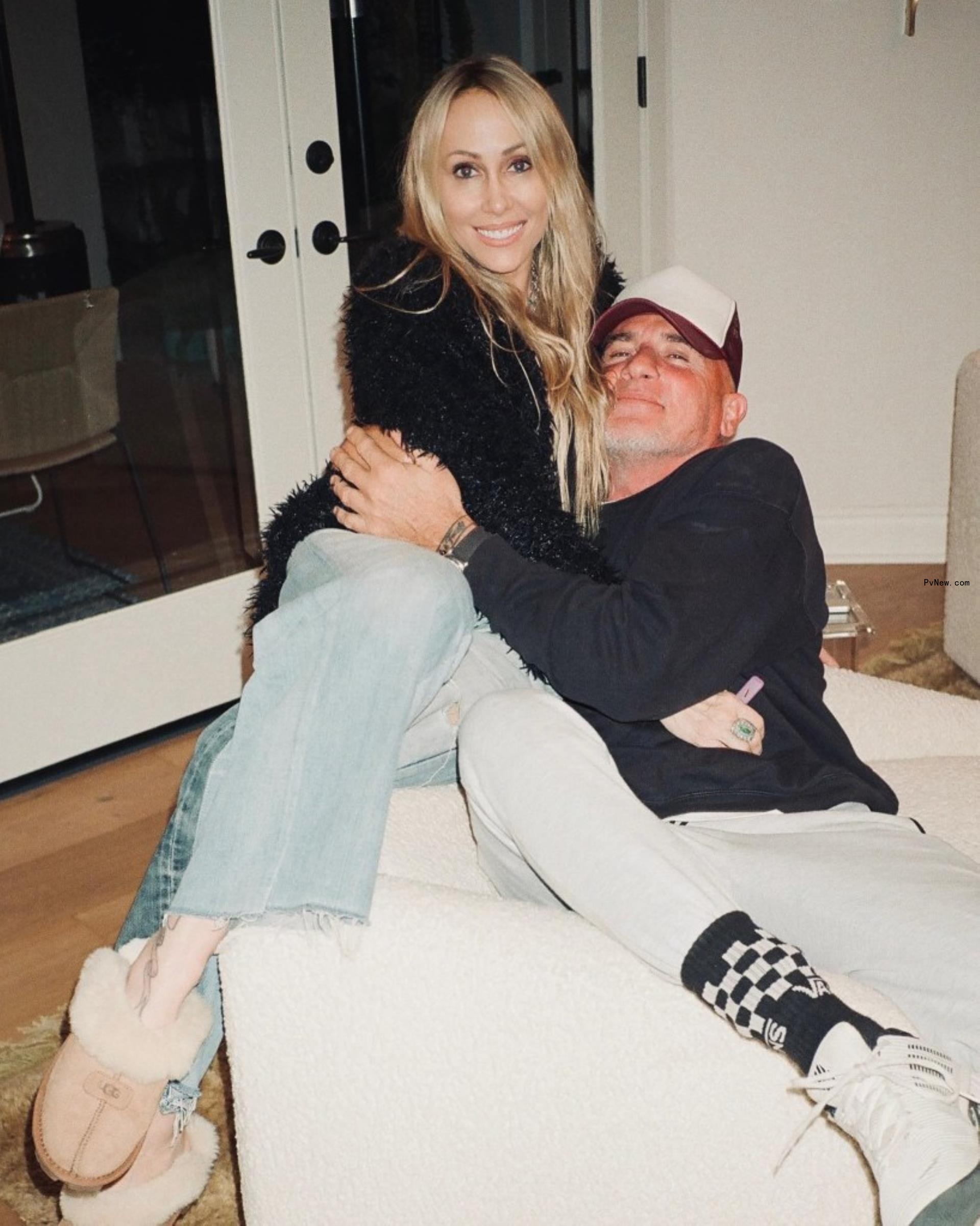 Tish Cyrus and Dominic Purcell