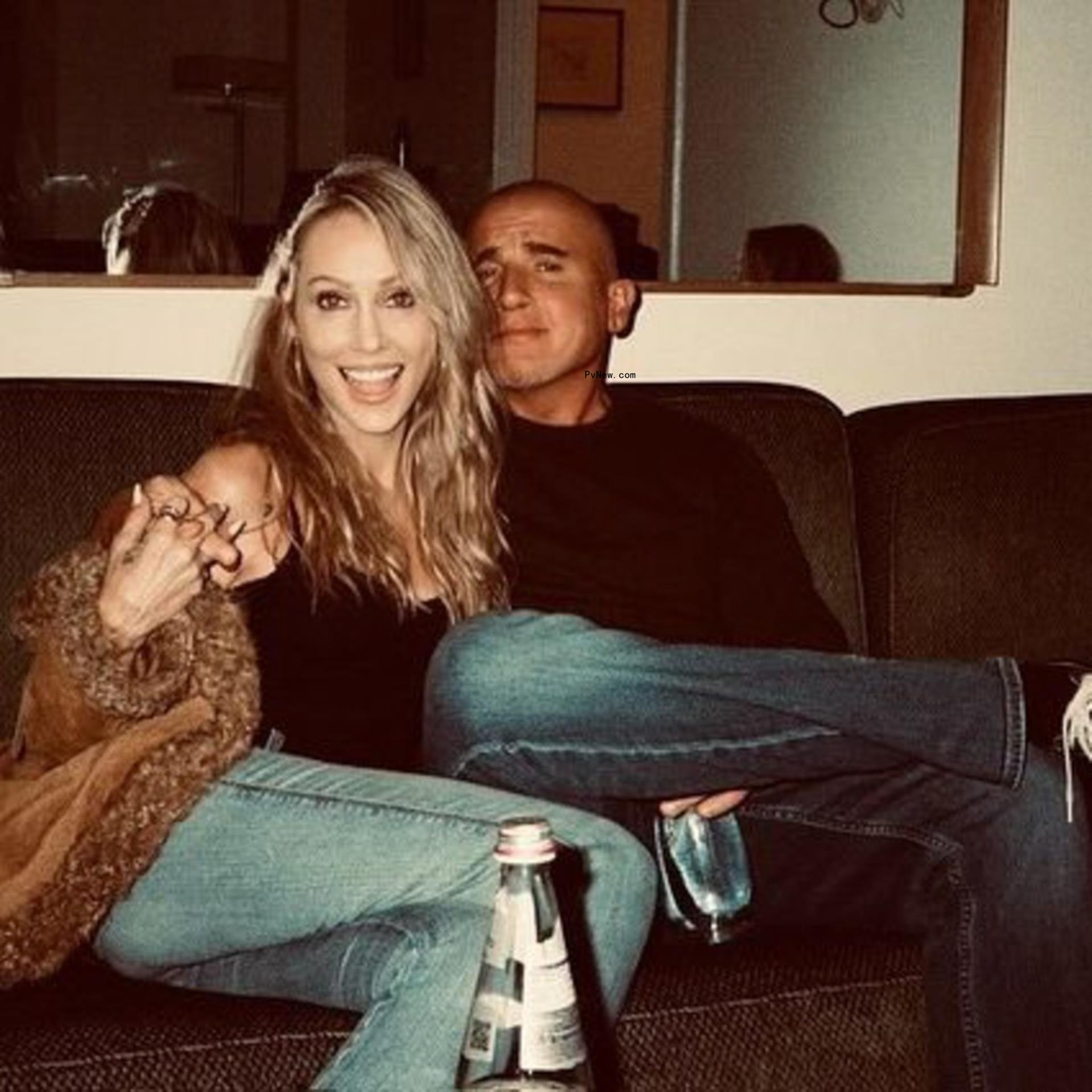Tish Cyrus and Dominic Purcell