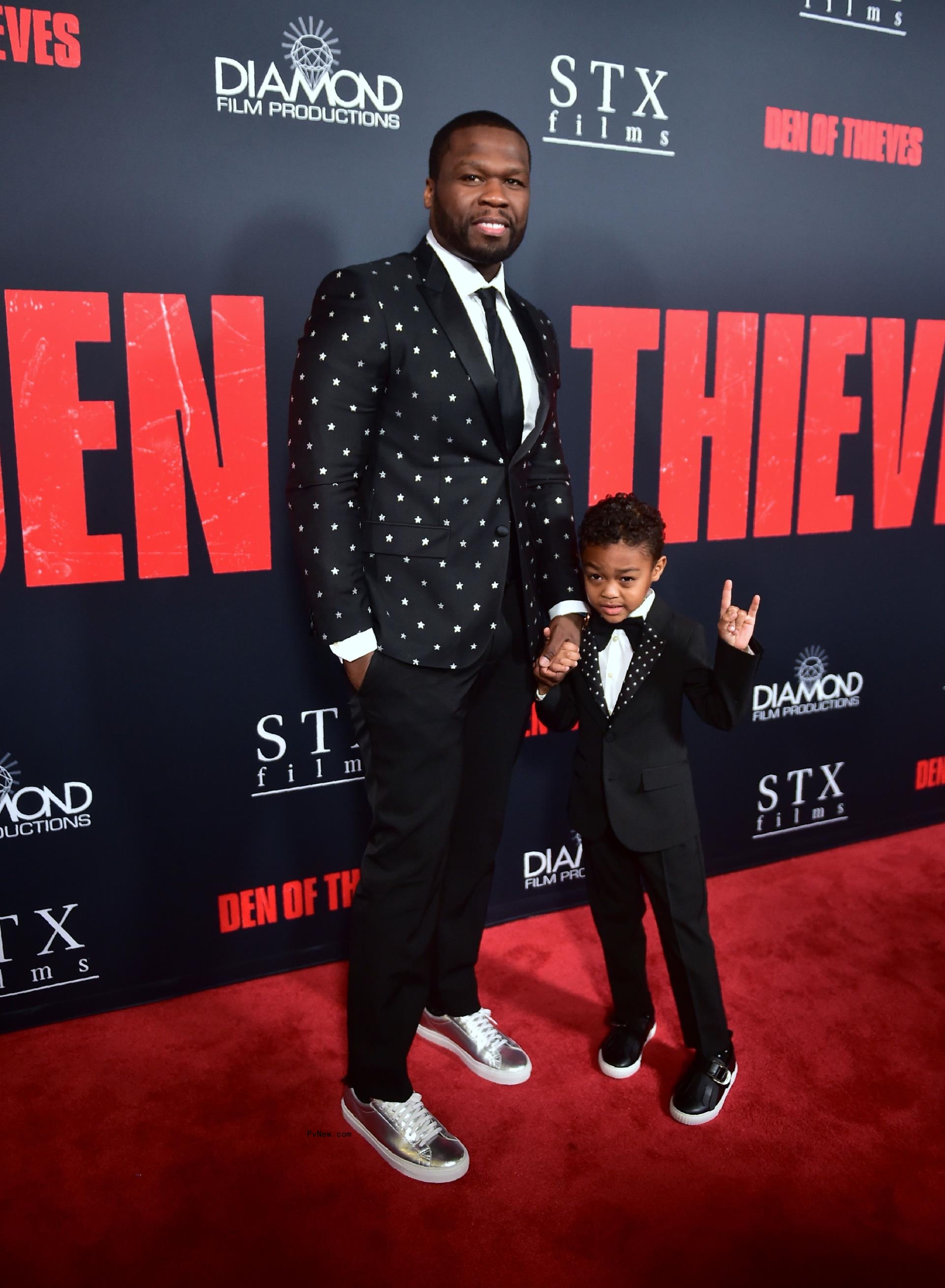 50 cent and his son sire