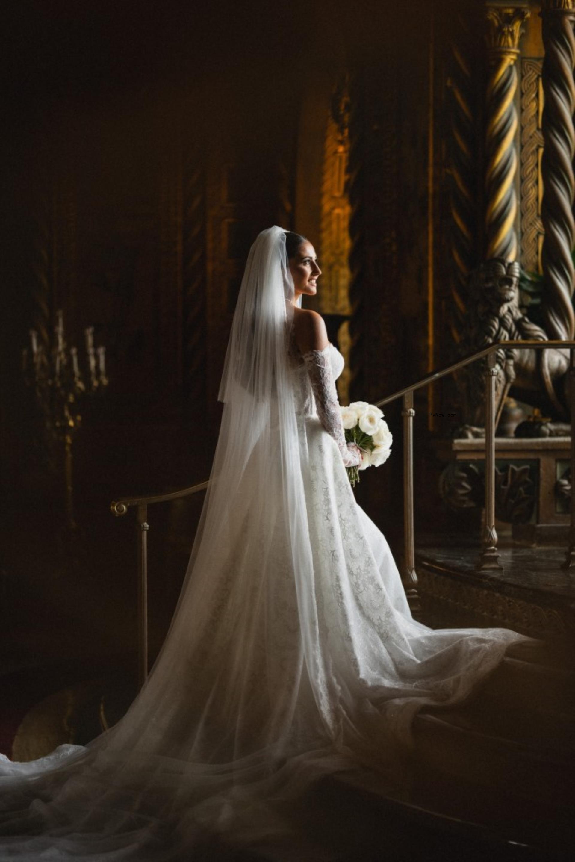 Alexa Malnik on her wedding day.