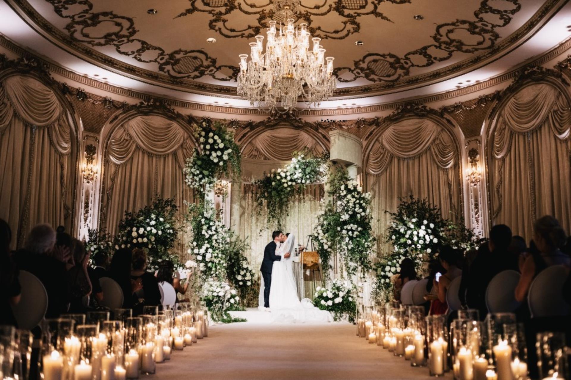 Jarod and Alexa Malnik on their wedding day. 