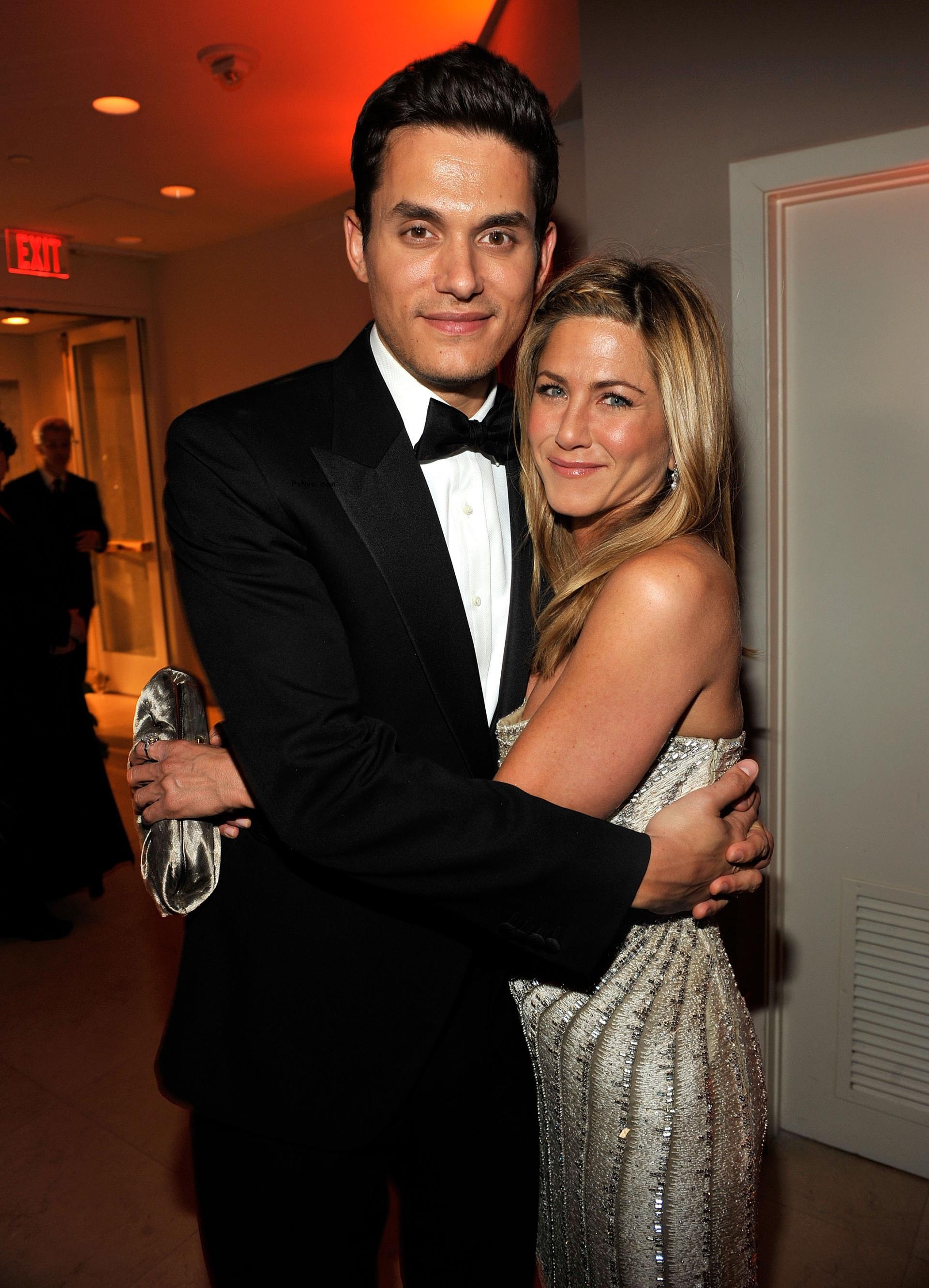 John Mayer and Jennifer Aniston 