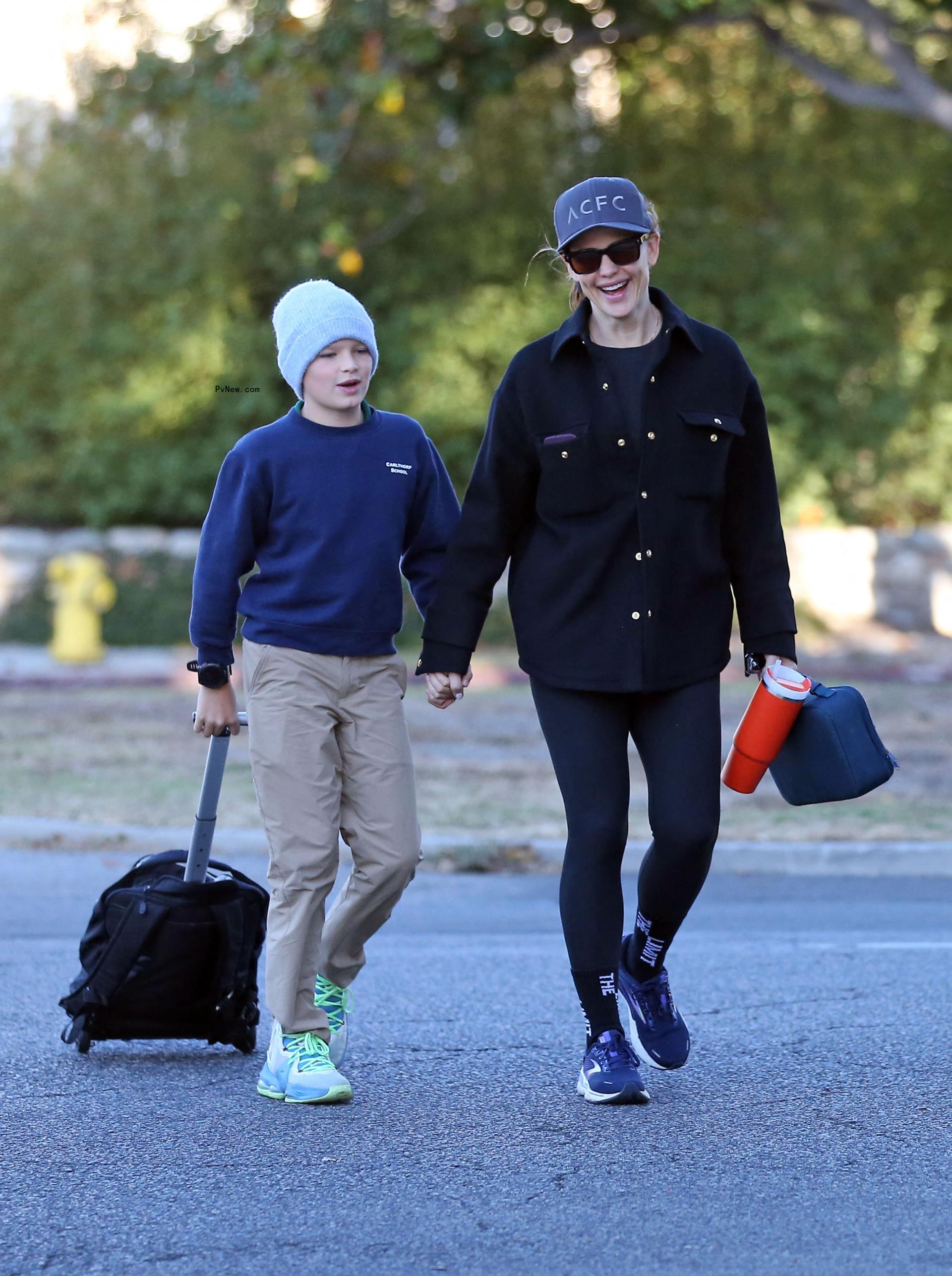 Jennifer Garner and son Samuel