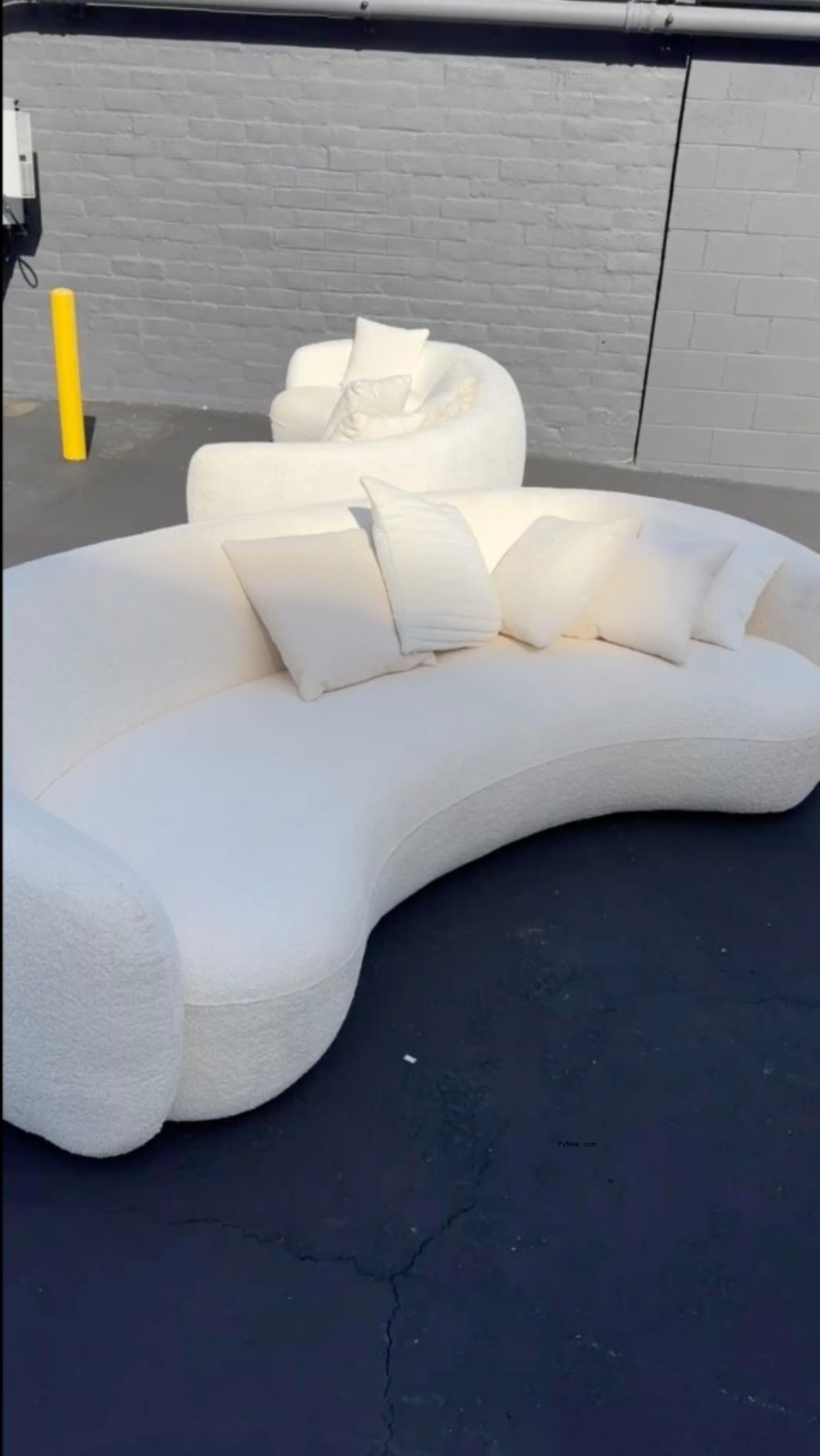 White couch