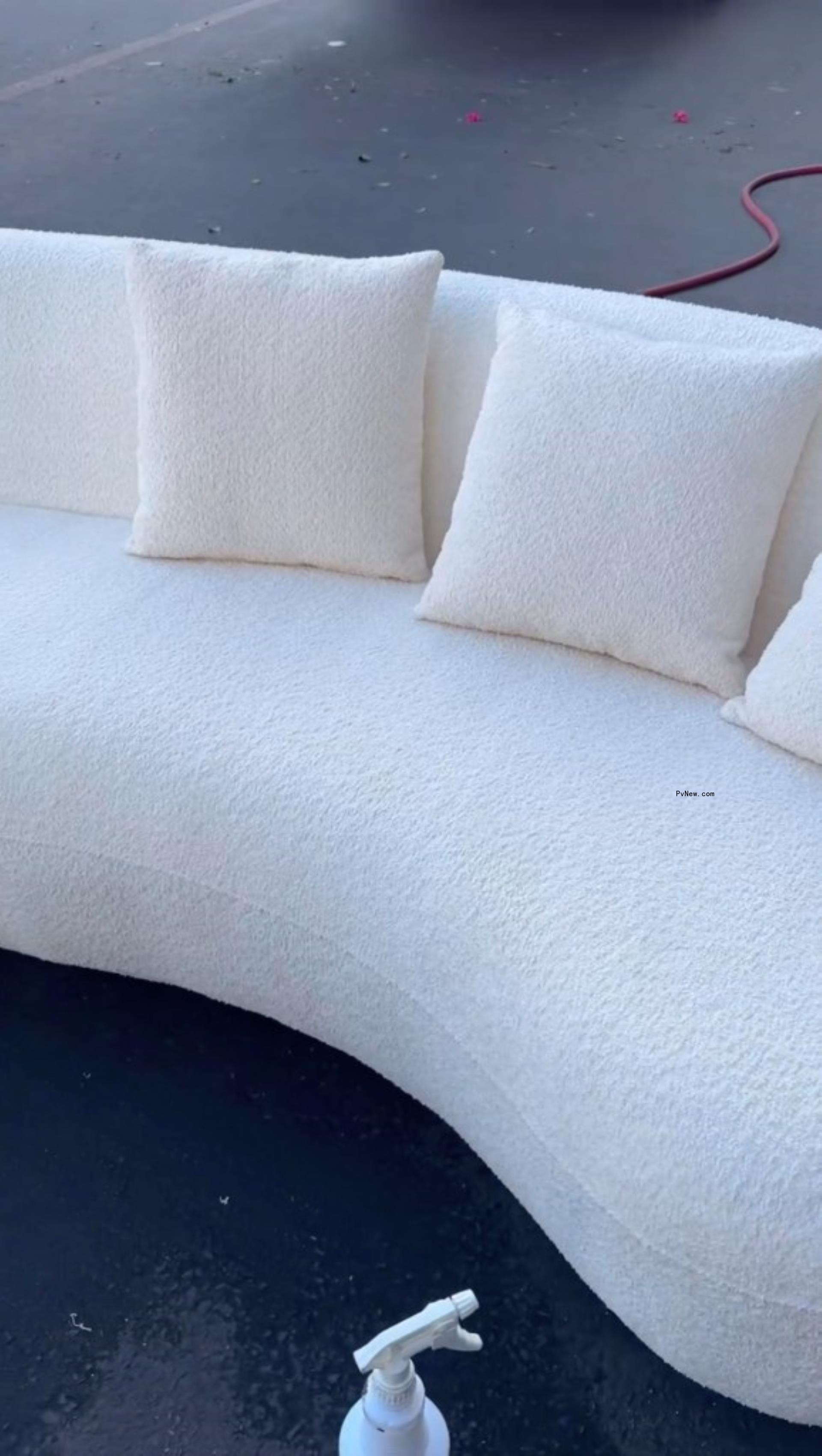 White couch