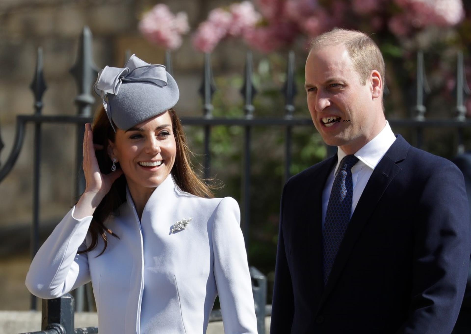 Prince William and Kate Middleton smiling