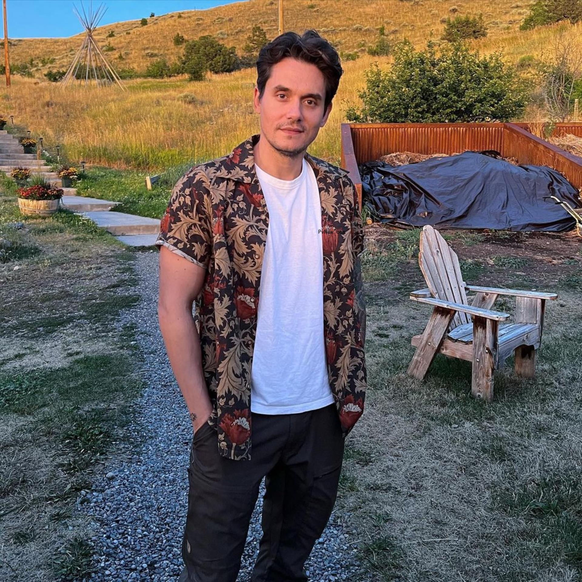 John Mayer posing for a photo