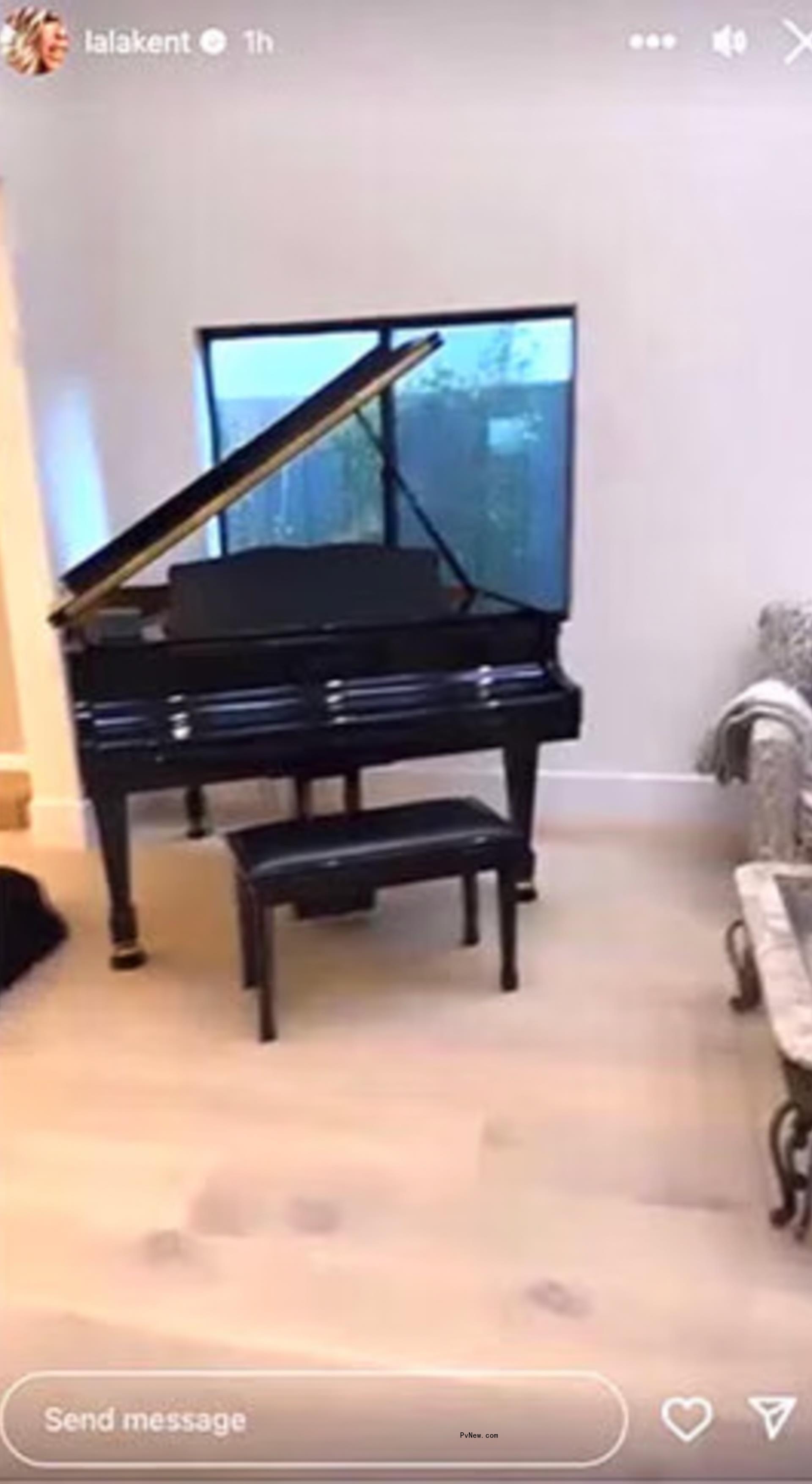 Lala Kent's piano