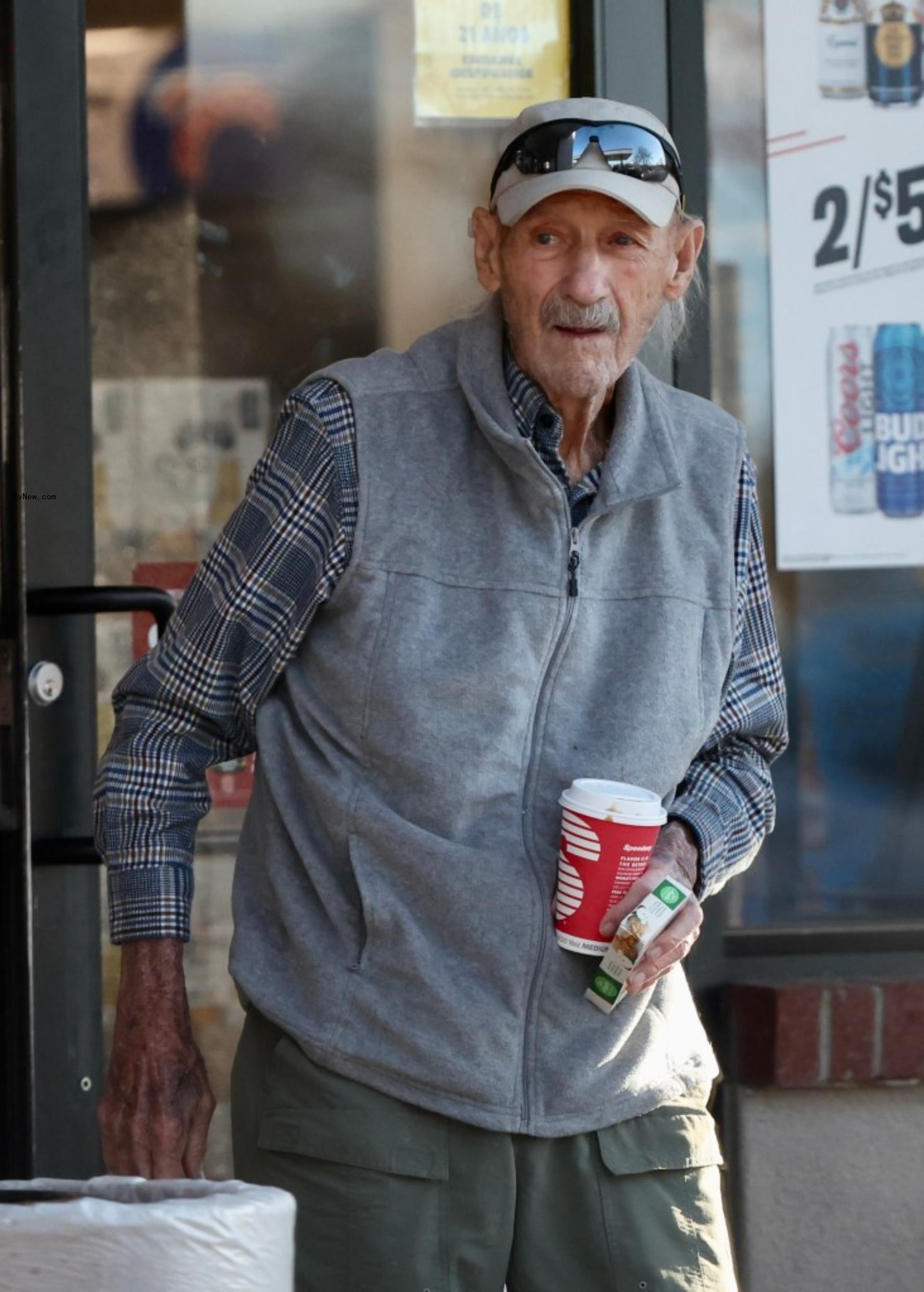 Gene Hackma at Pappadeaux's in Santa Fe, New Mexico.
